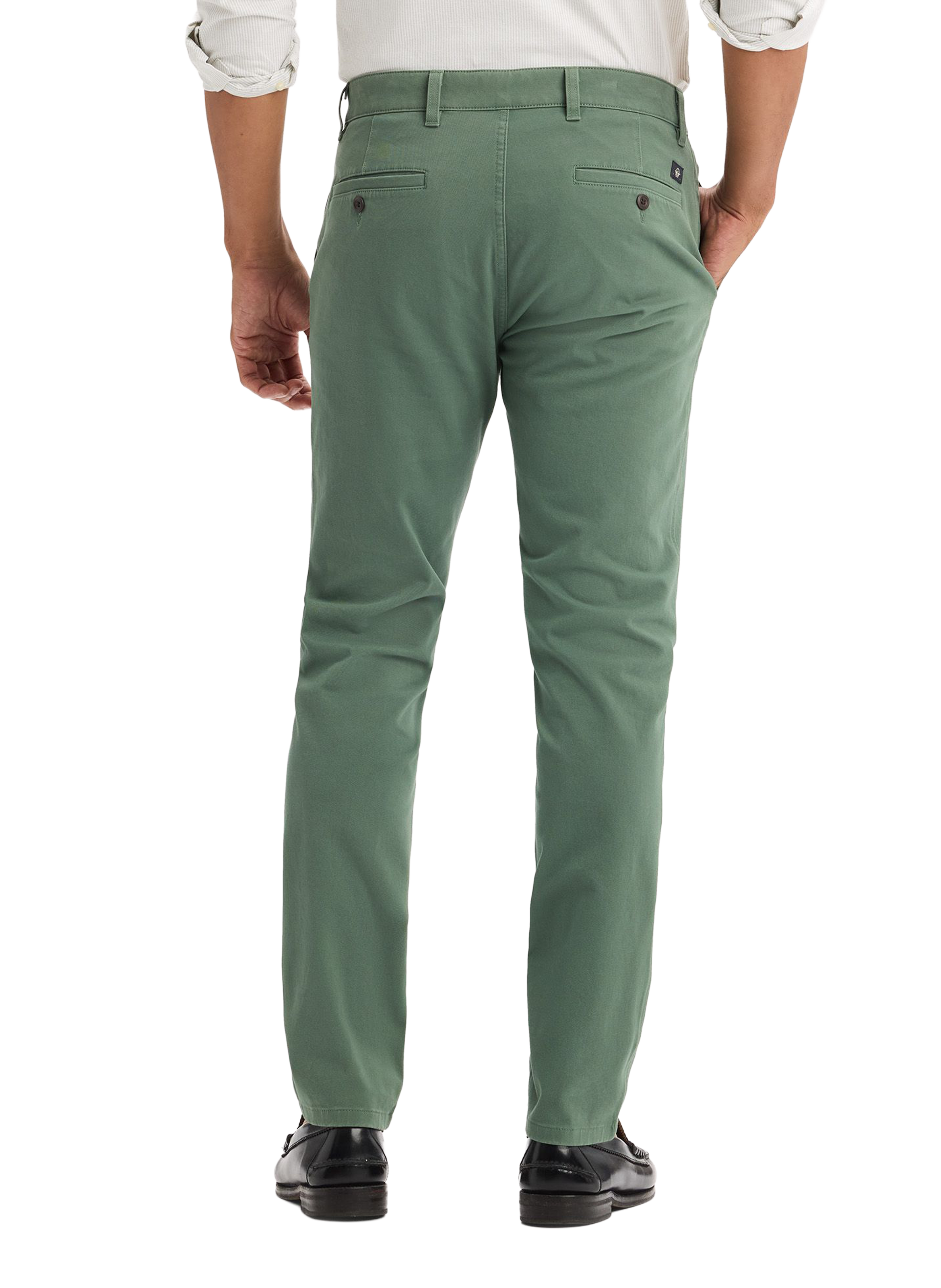 Pantalon chino en coton mélangé DOCKERS Vert