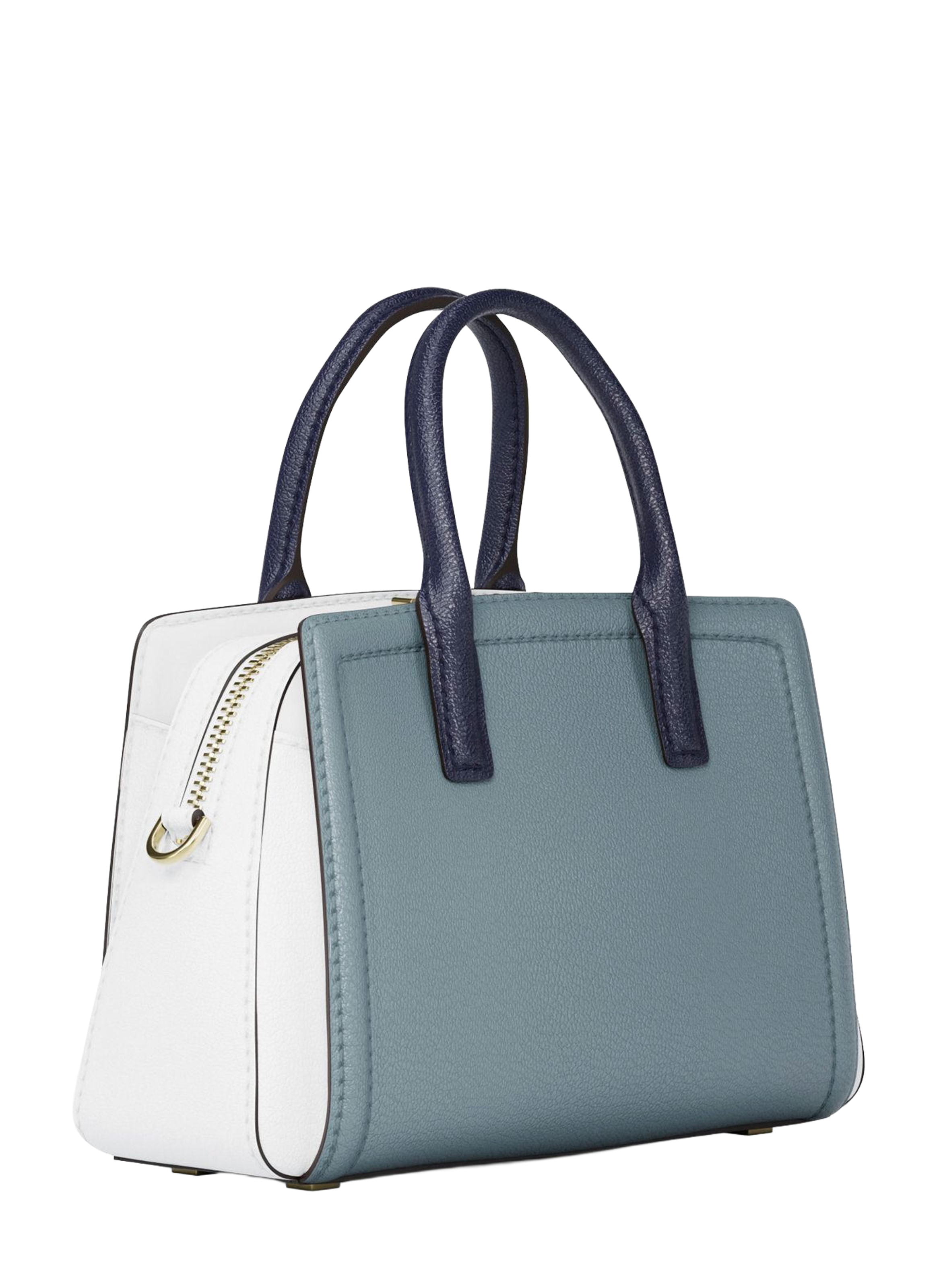 Sac à main Laila XS à logo en cuir MICHAEL KORS Bleu