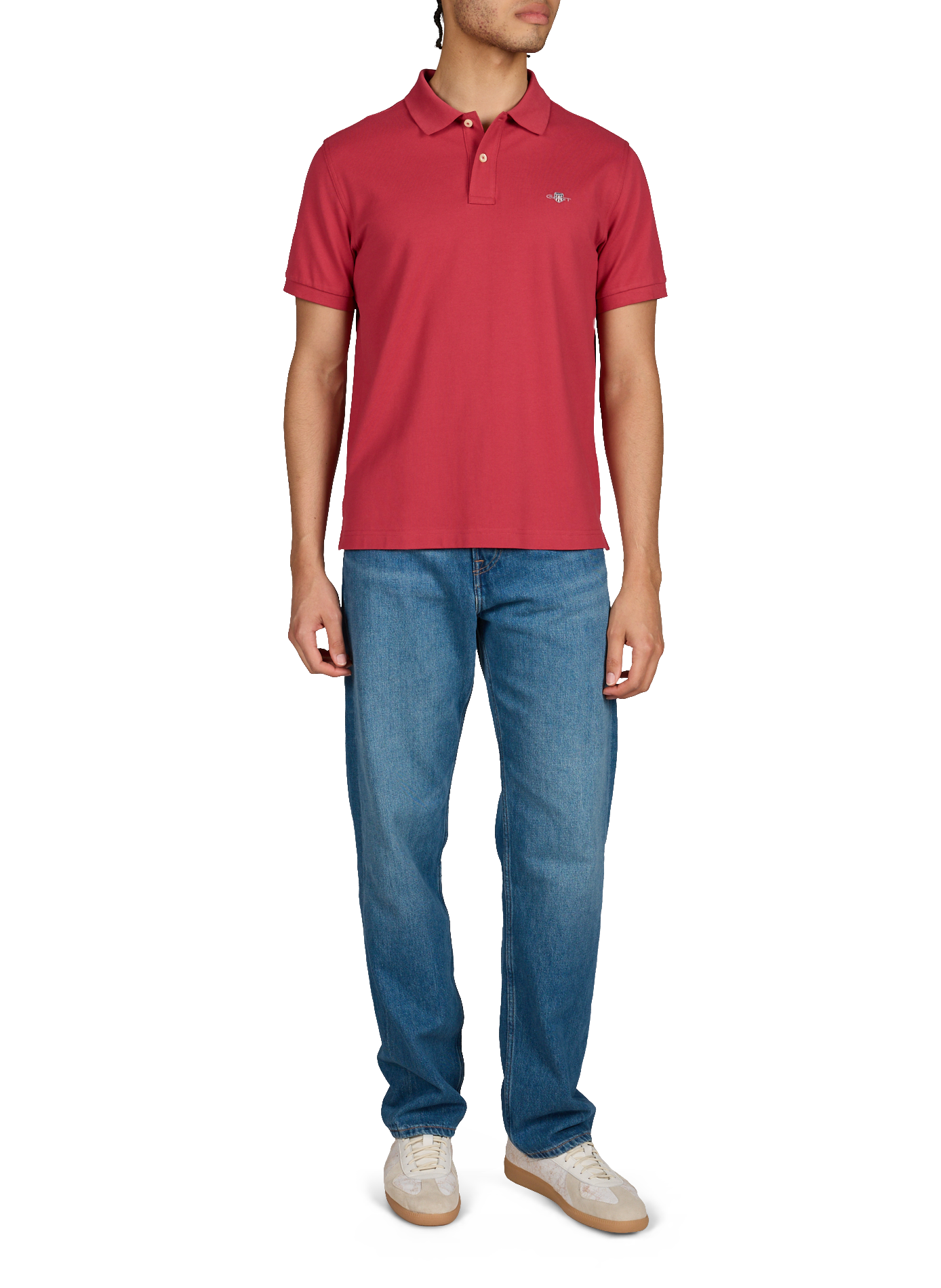  Cotton polo shirt  GANT Red