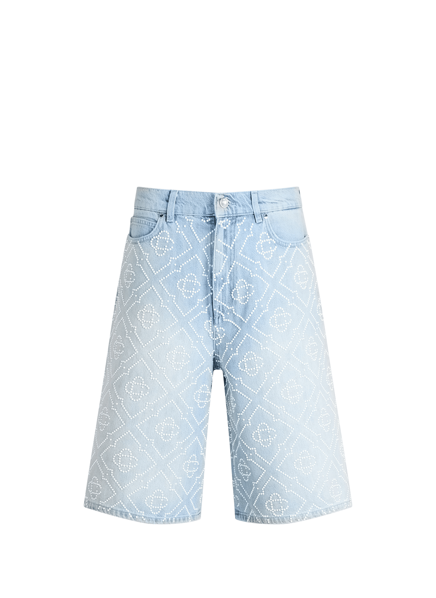 Bermuda orné de perles  CASABLANCA PARIS Bleu