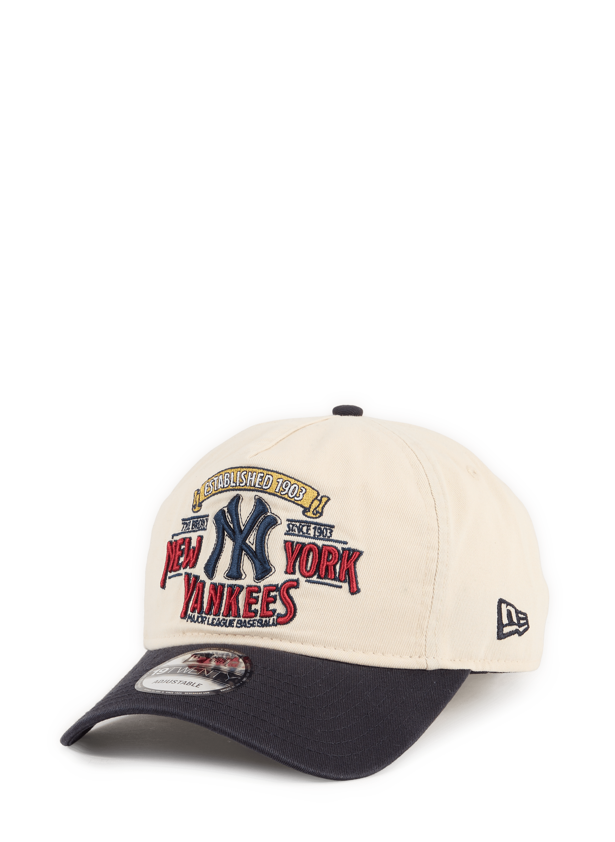 Casquette Washed Graphic 19TWENTY en coton NEW ERA Beige