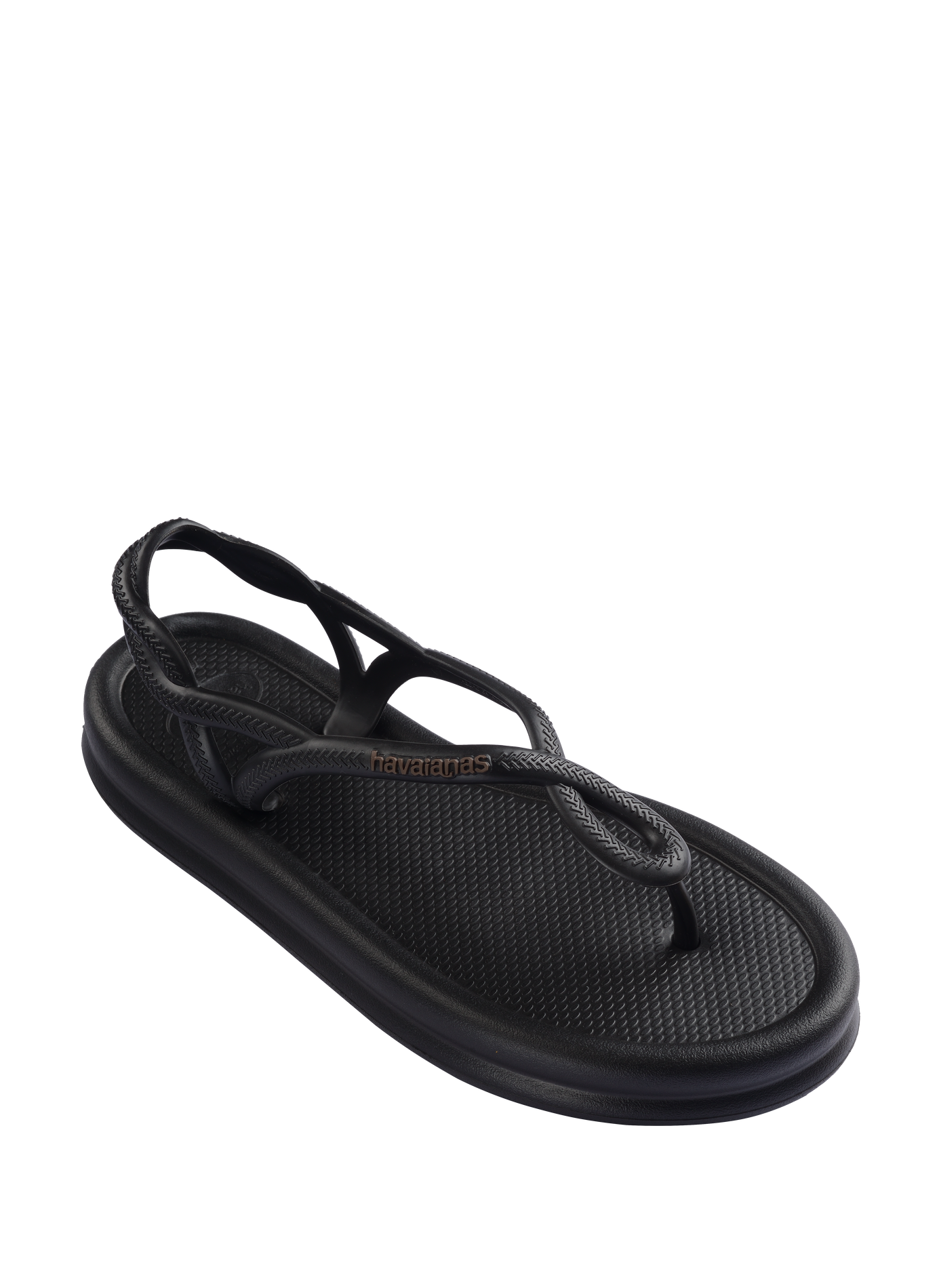 Flat braided sandals HAVAIANAS Black