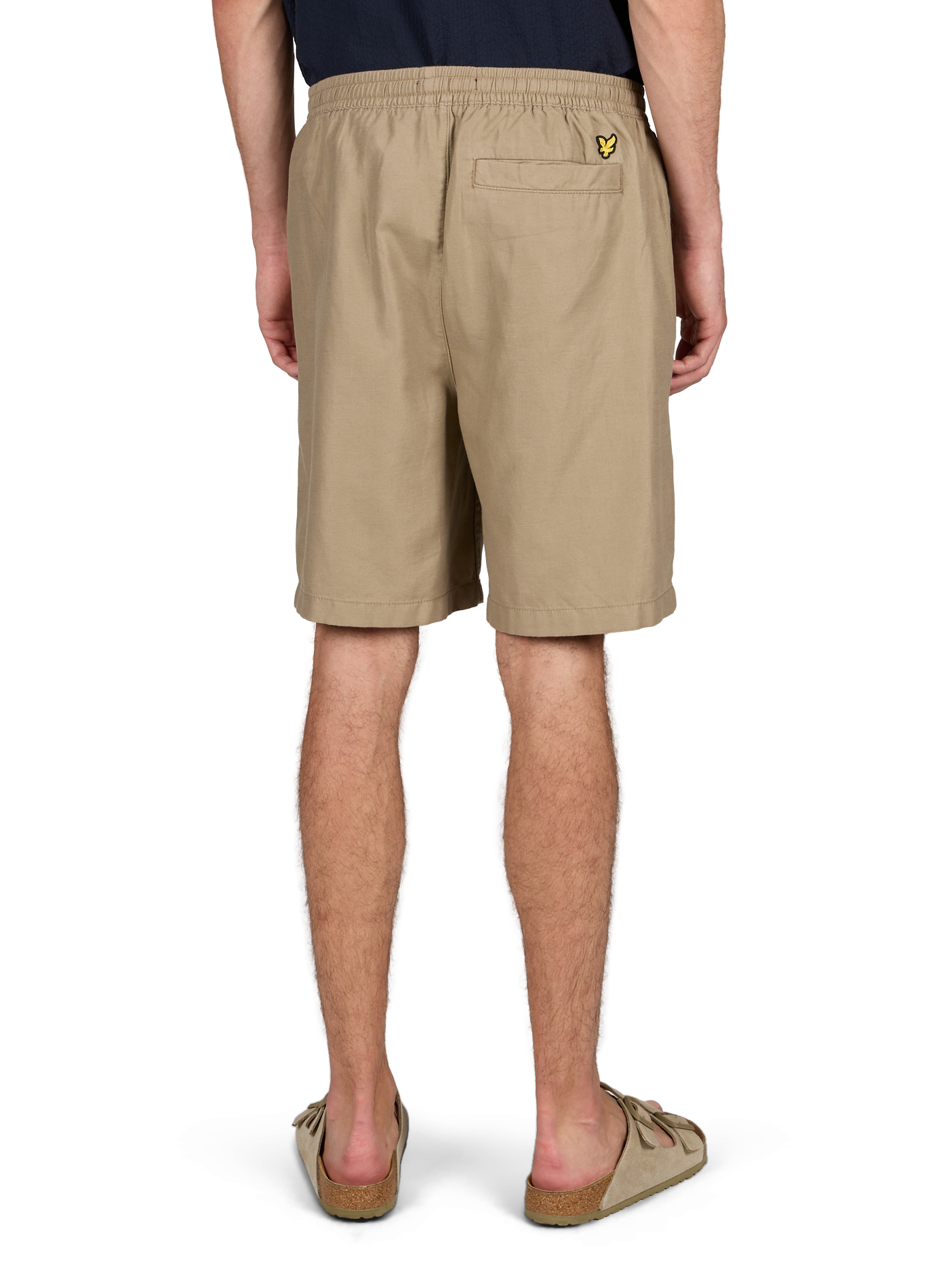 Pantalón recto de lino y algodón LYLE & SCOTT Beige