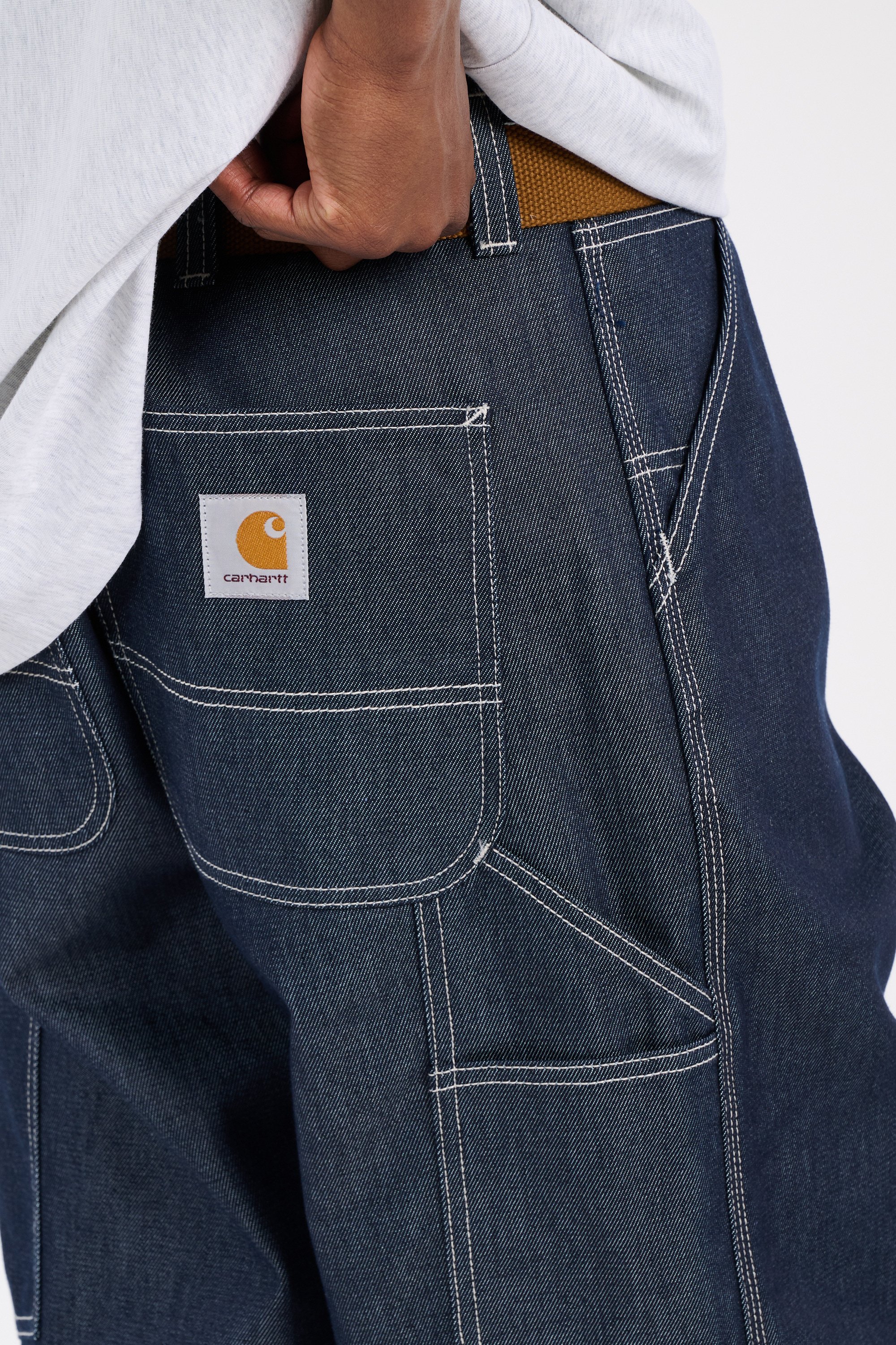T-shirt s/s wip label t-shirt CARHARTT WIP Gris