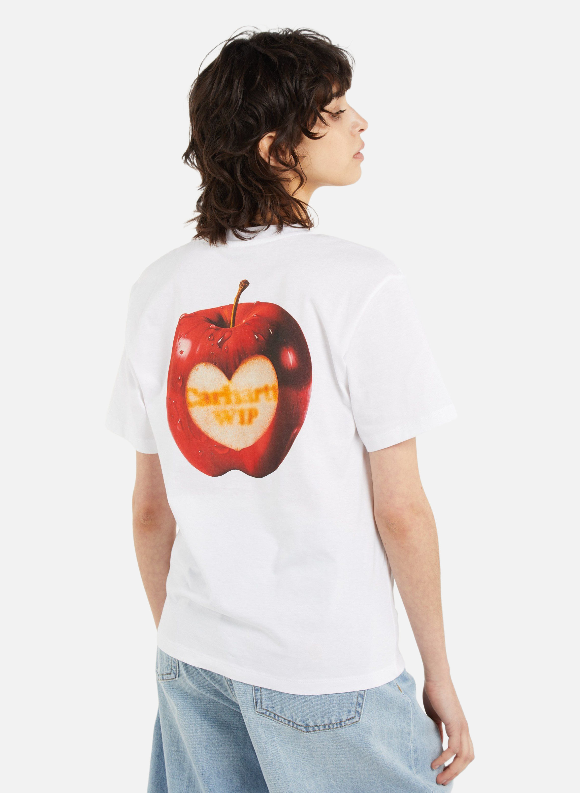 T-shirt w' s/s spoiled t-shirt CARHARTT WIP Blanc