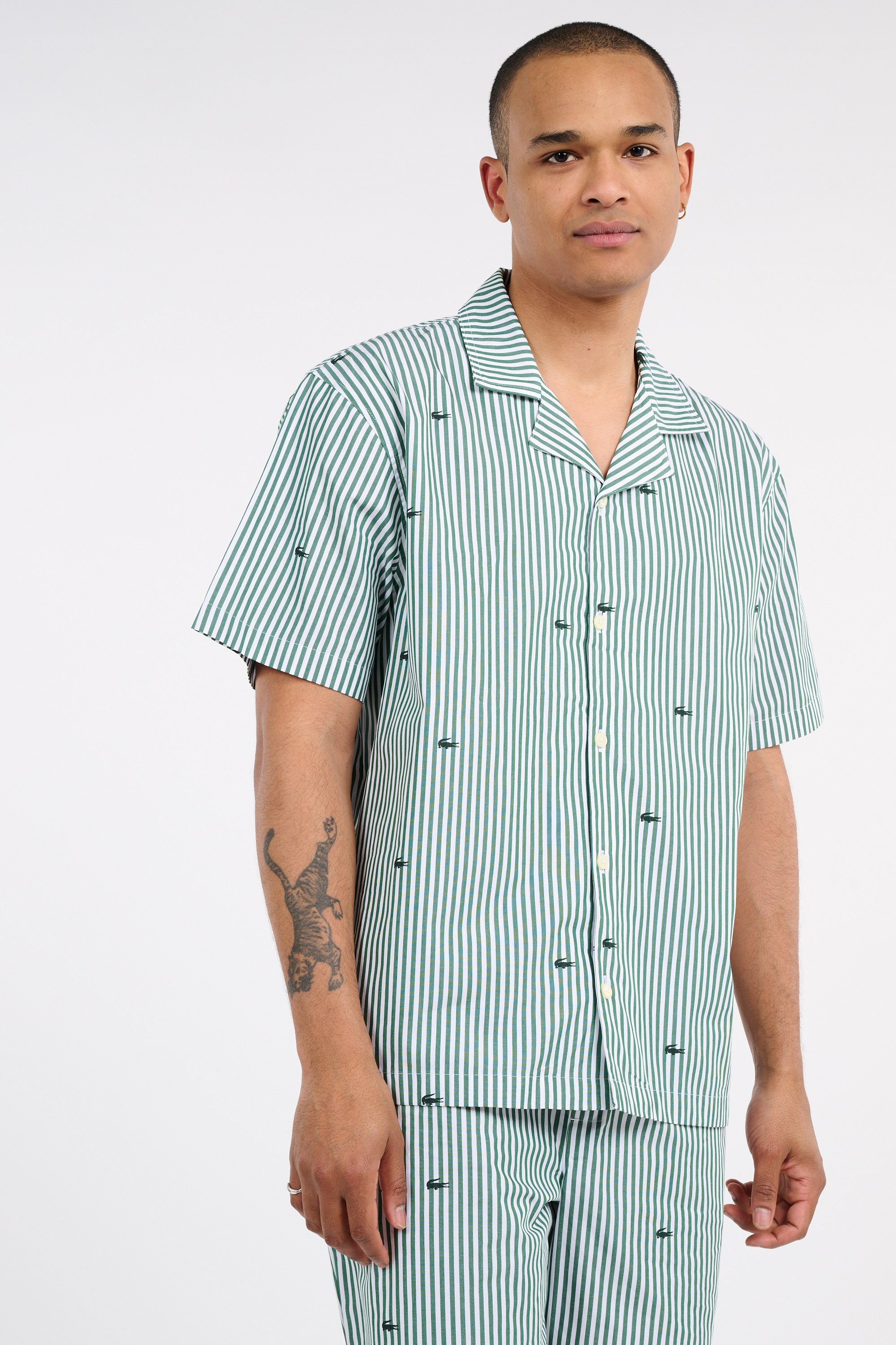 Ensemble de pyjama pyjama set LACOSTE Vert