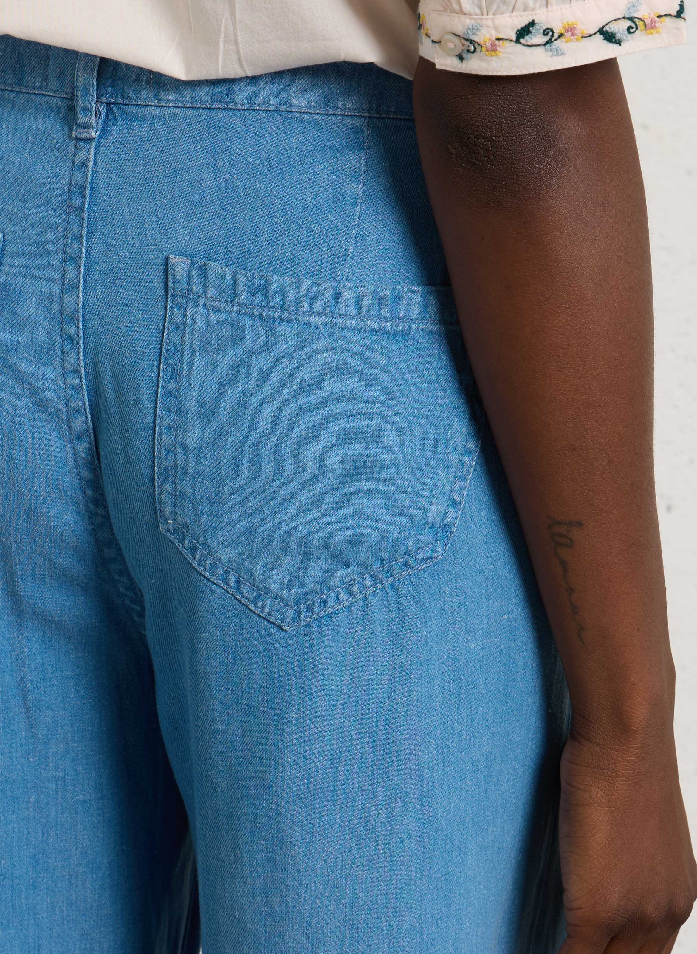Jean large rachel | Bleu MAISON 123 Femme