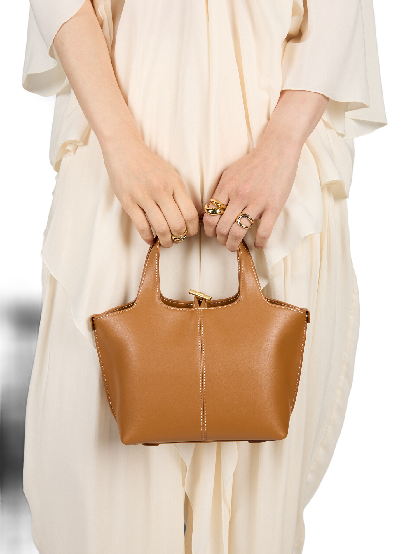 Lederhandtasche | Braun ATELIER DE LUMEN Damen