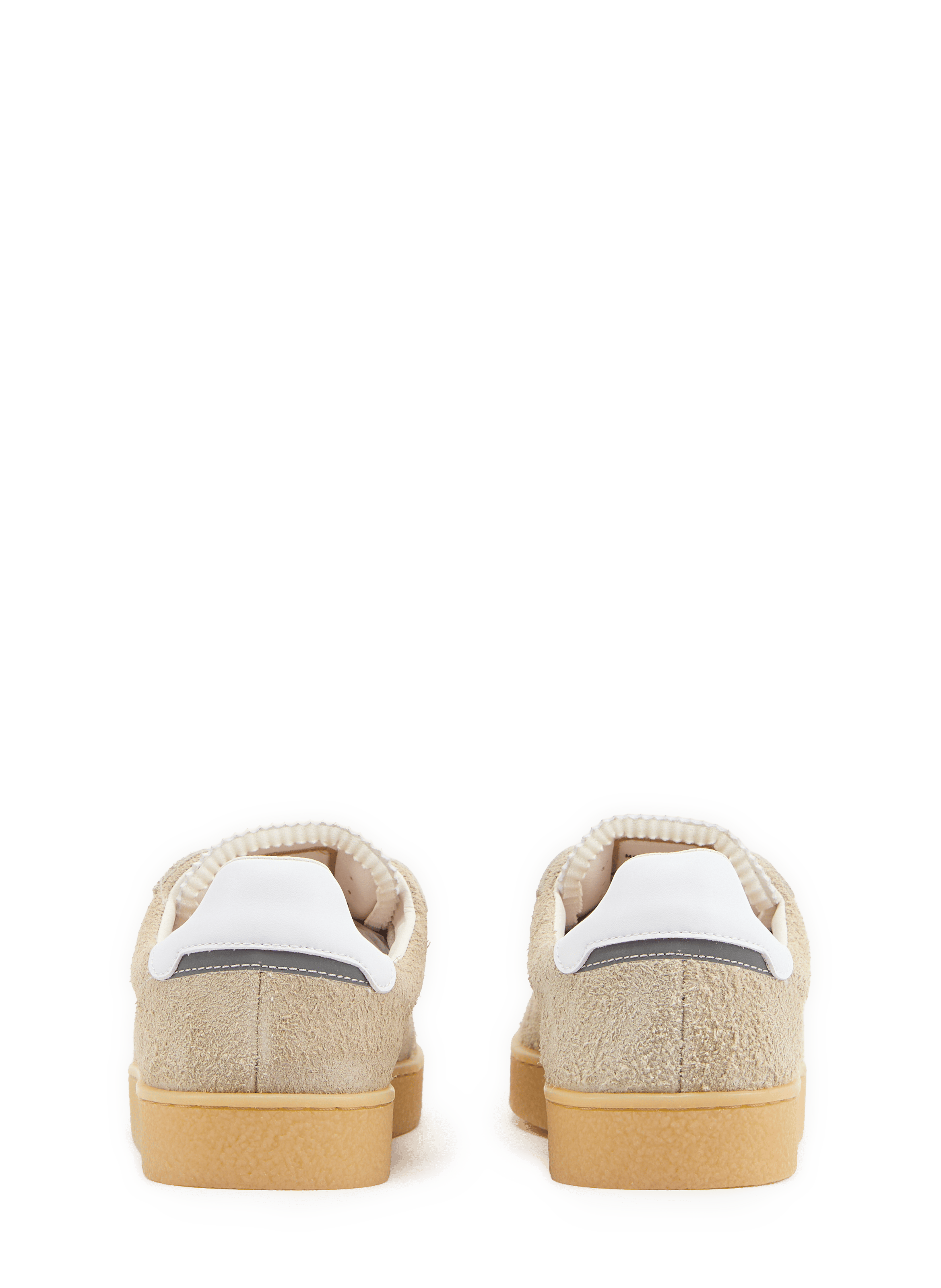 Scarpe da ginnastica in pelle misto camoscio FAGUO Grigio