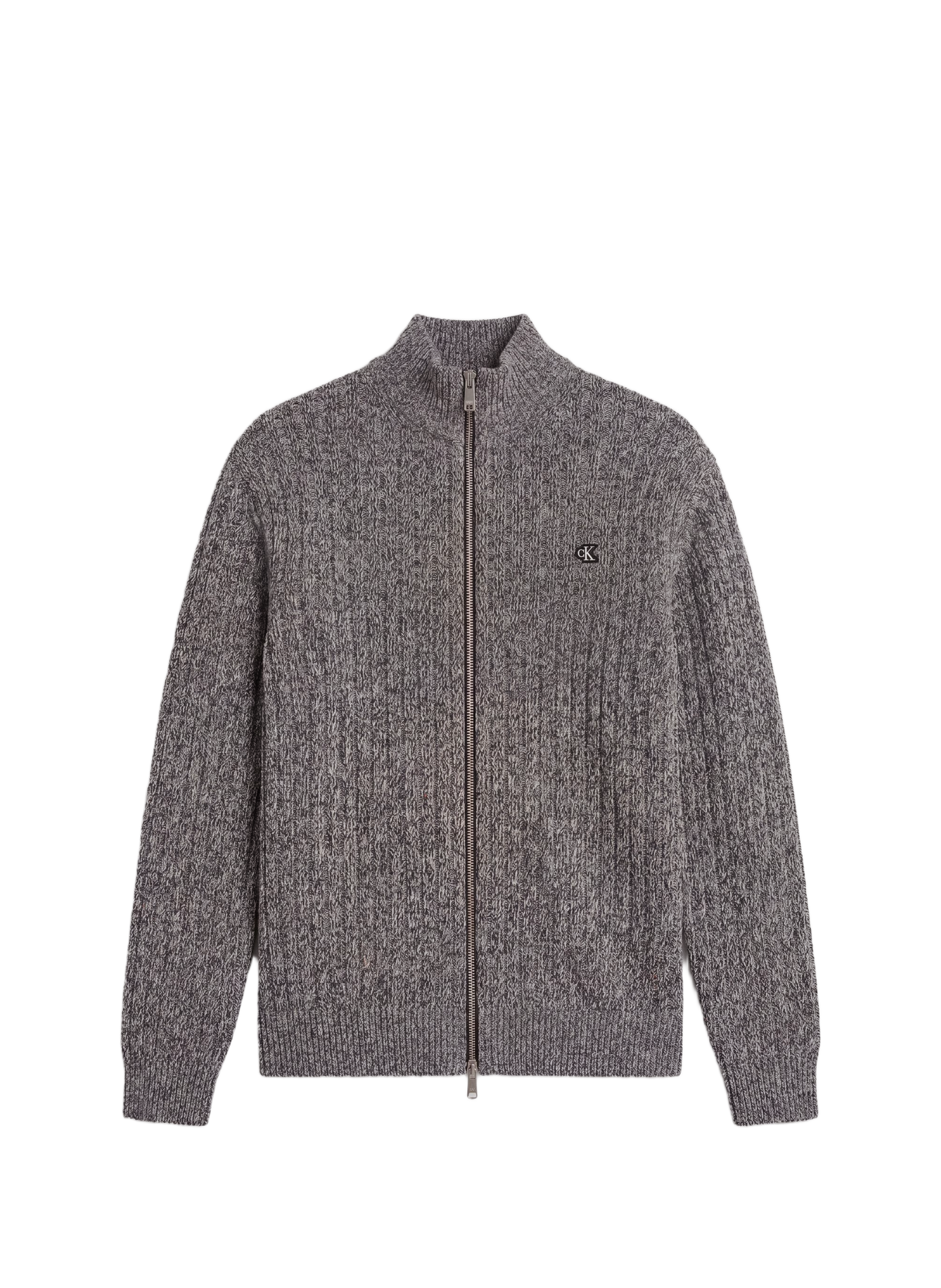 Gilet col montant en coton CALVIN KLEIN Bleu