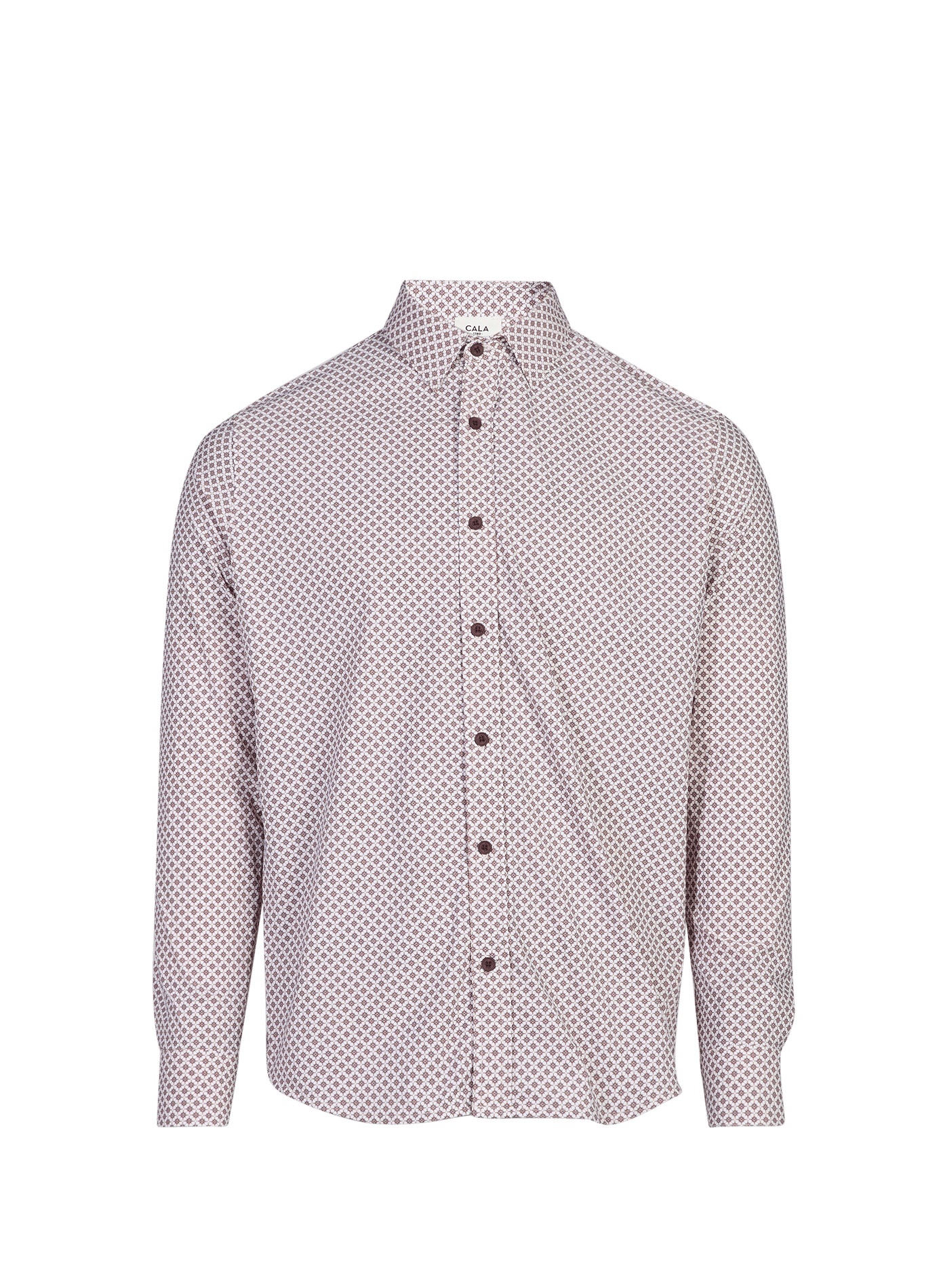 Camicia diritta a righe Jean Murcie 1789 CALA Arancione