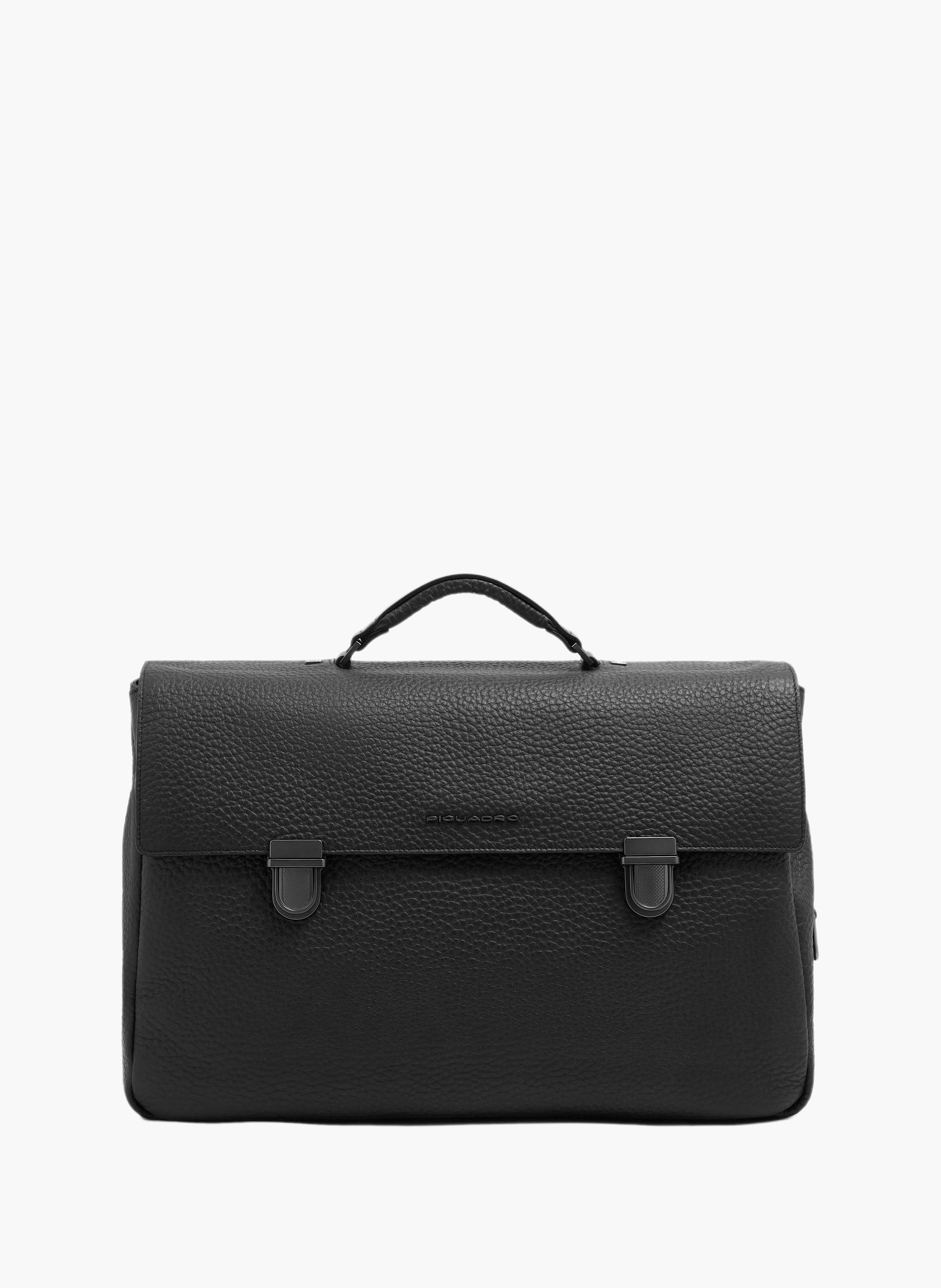 Sac pour ordinateur 15,6", personnalisable PIQUADRO Noir
