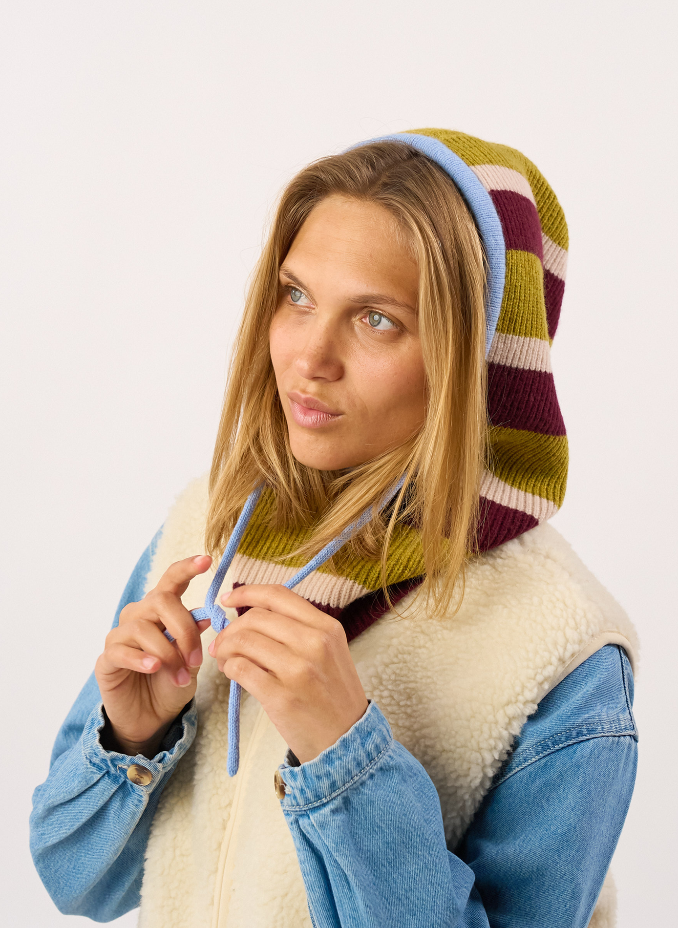 Cagoule en laine BILLYBELT Vert