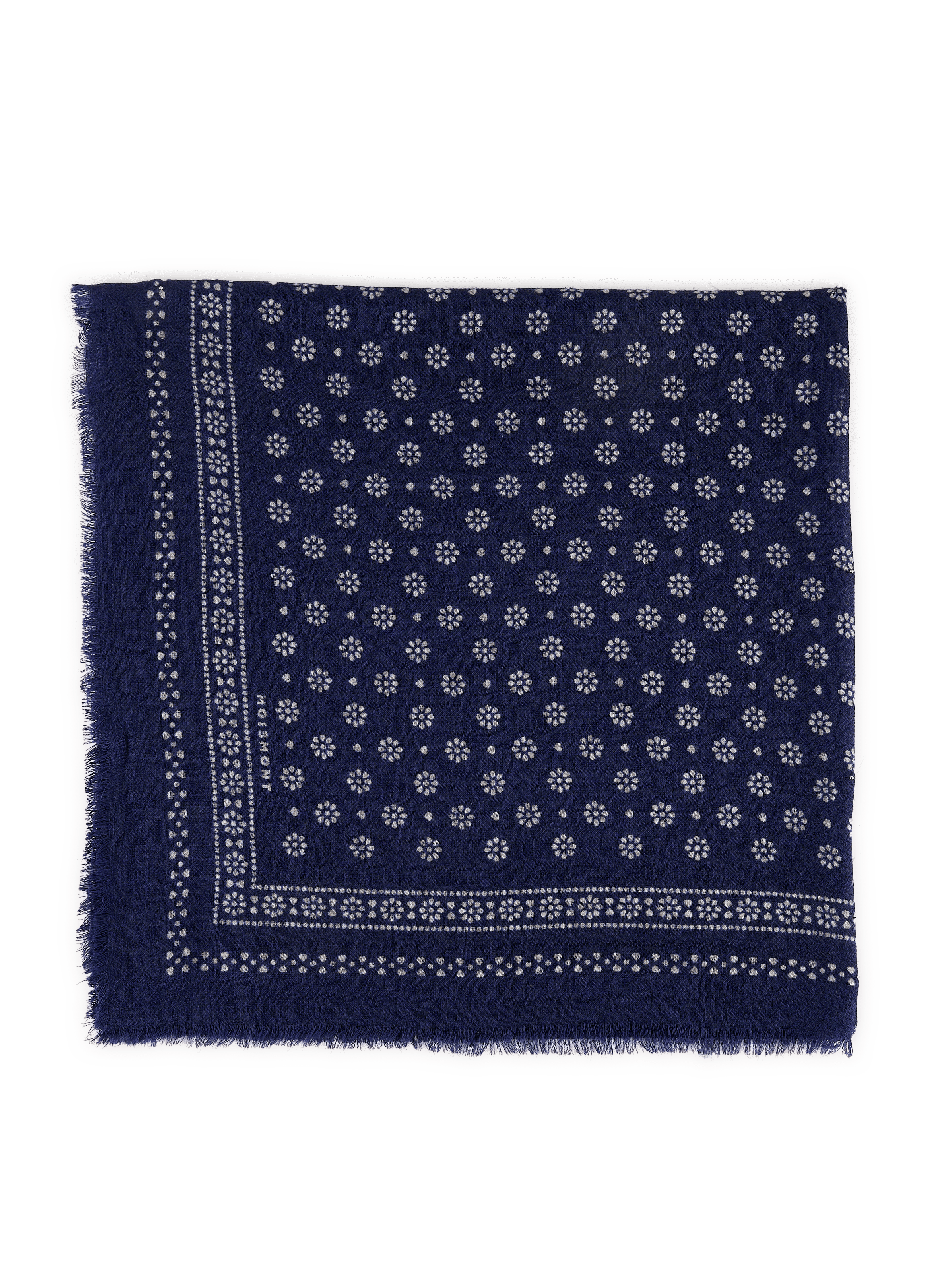 Foulard imprimé en laine MOISMONT Multicolore