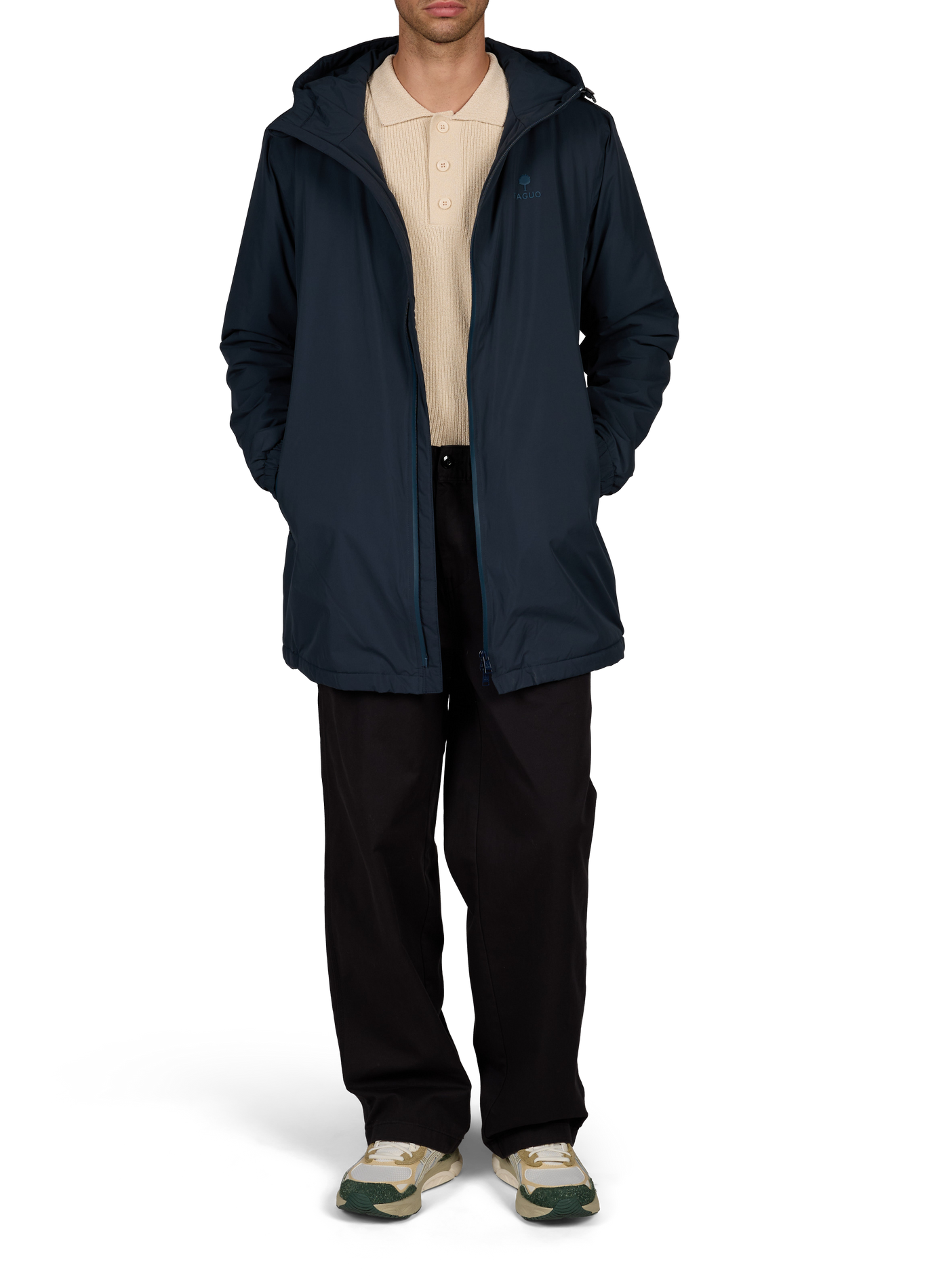 Parka mit Kapuze FAGUO Blau