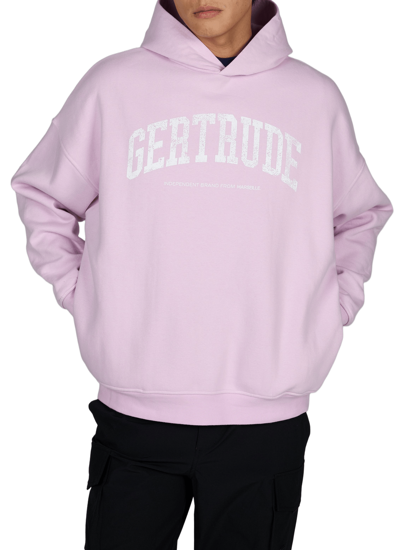 Antoineflou Sweatshirt mit Print aus Baumwollmischung GERTRUDE Violett