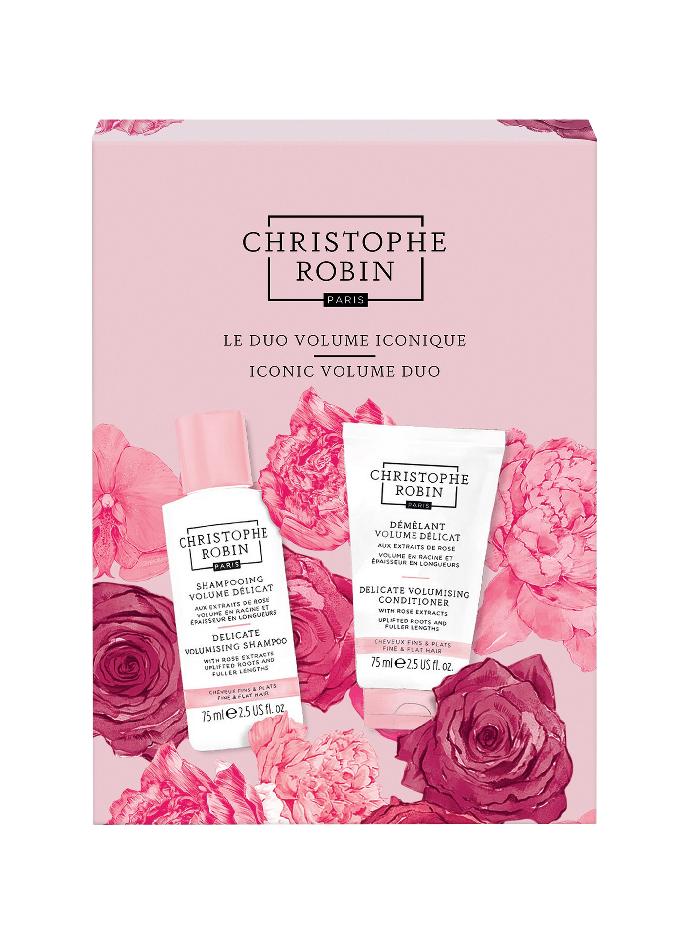 The iconic volume duo CHRISTOPHE ROBIN No color