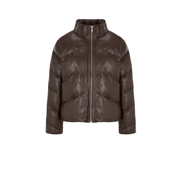 Doudoune Siva en cuir