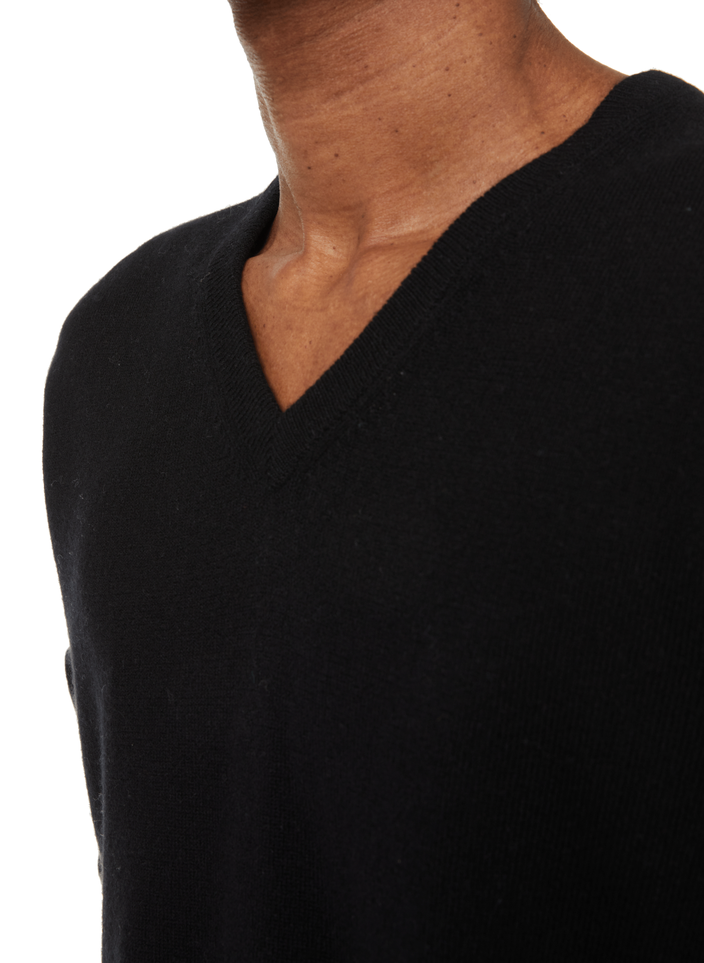  Cashmere V-neck jumper AU PRINTEMPS PARIS Black