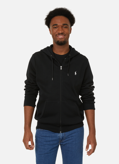 Zip-up cotton and recycled polyester hoodie POLO RALPH LAUREN