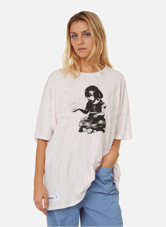 Guess oversized tee womens best sale
