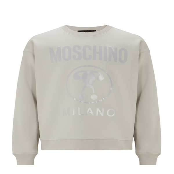 Moschino Logo Sweatshirt In Grey