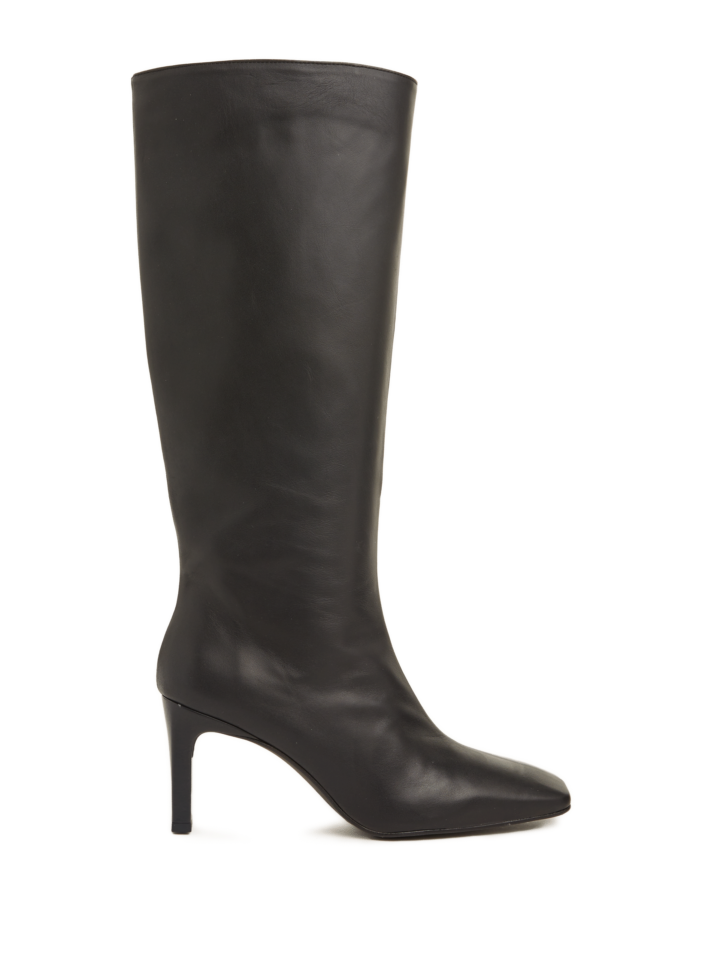 ALOHAS Bottes à talon en cuir Noir