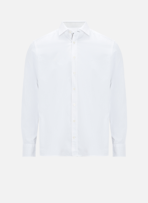 قميص من القطن العادي باللون الأبيضhackett 