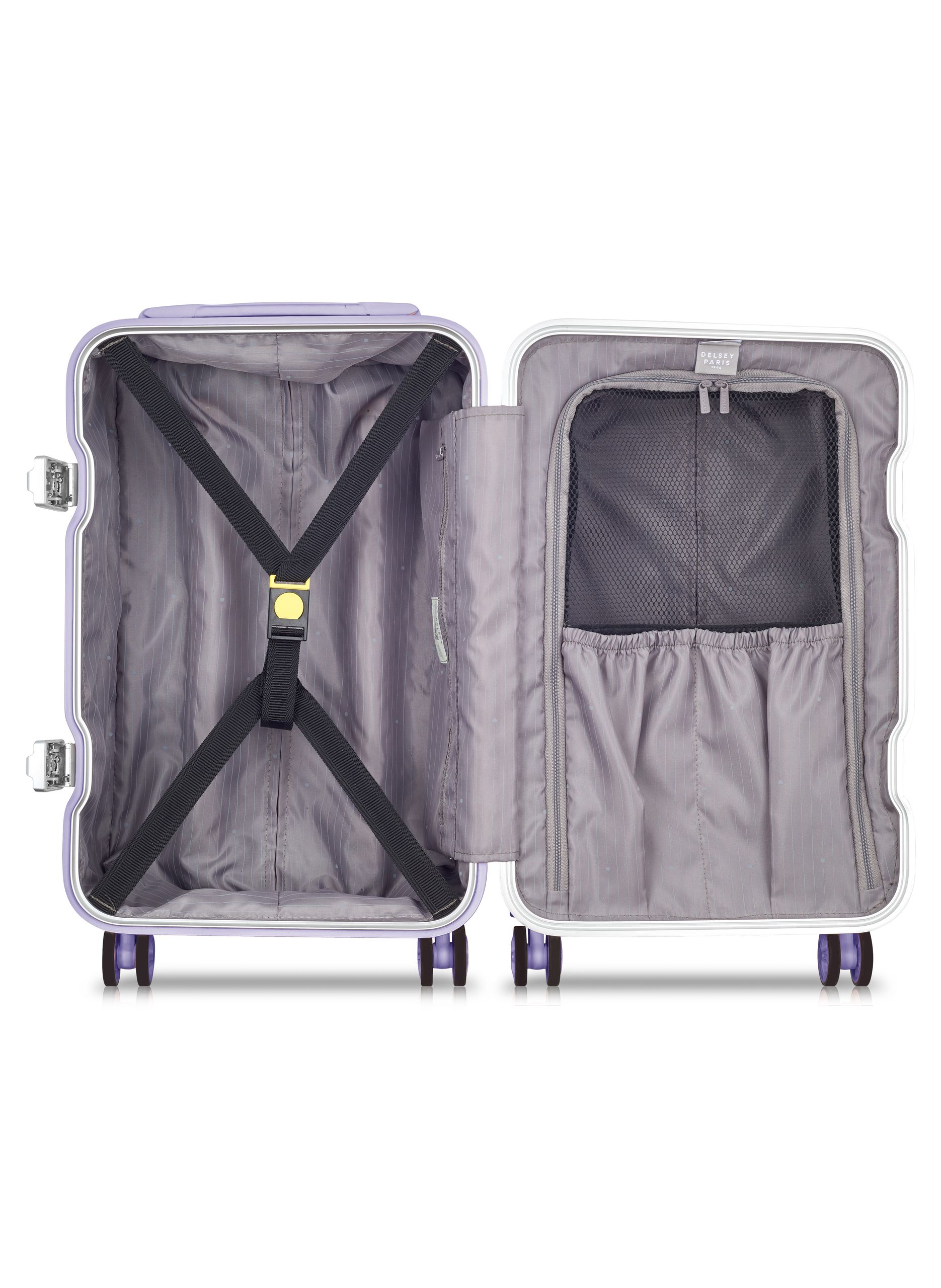 Valise cabine rigide taille s - bastille 2.0 DELSEY PARIS Violet