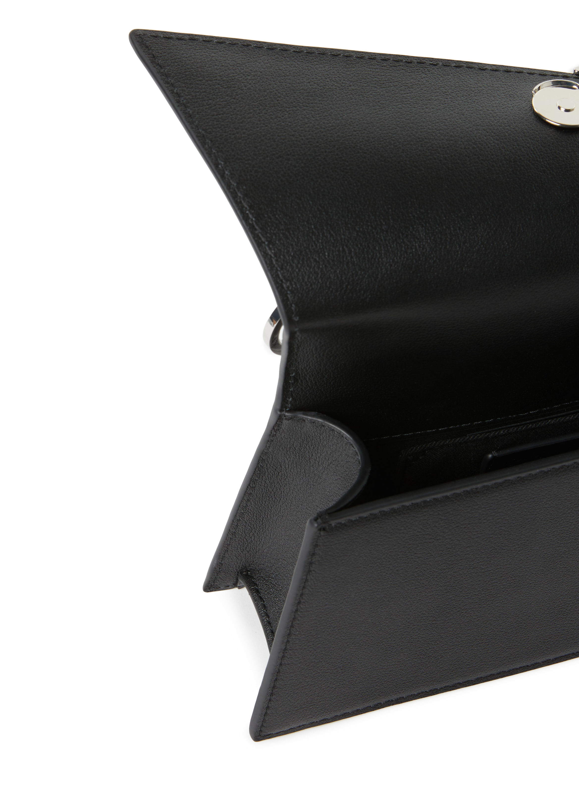 Sac à main en cuir bicolore KARL LAGERFELD Noir