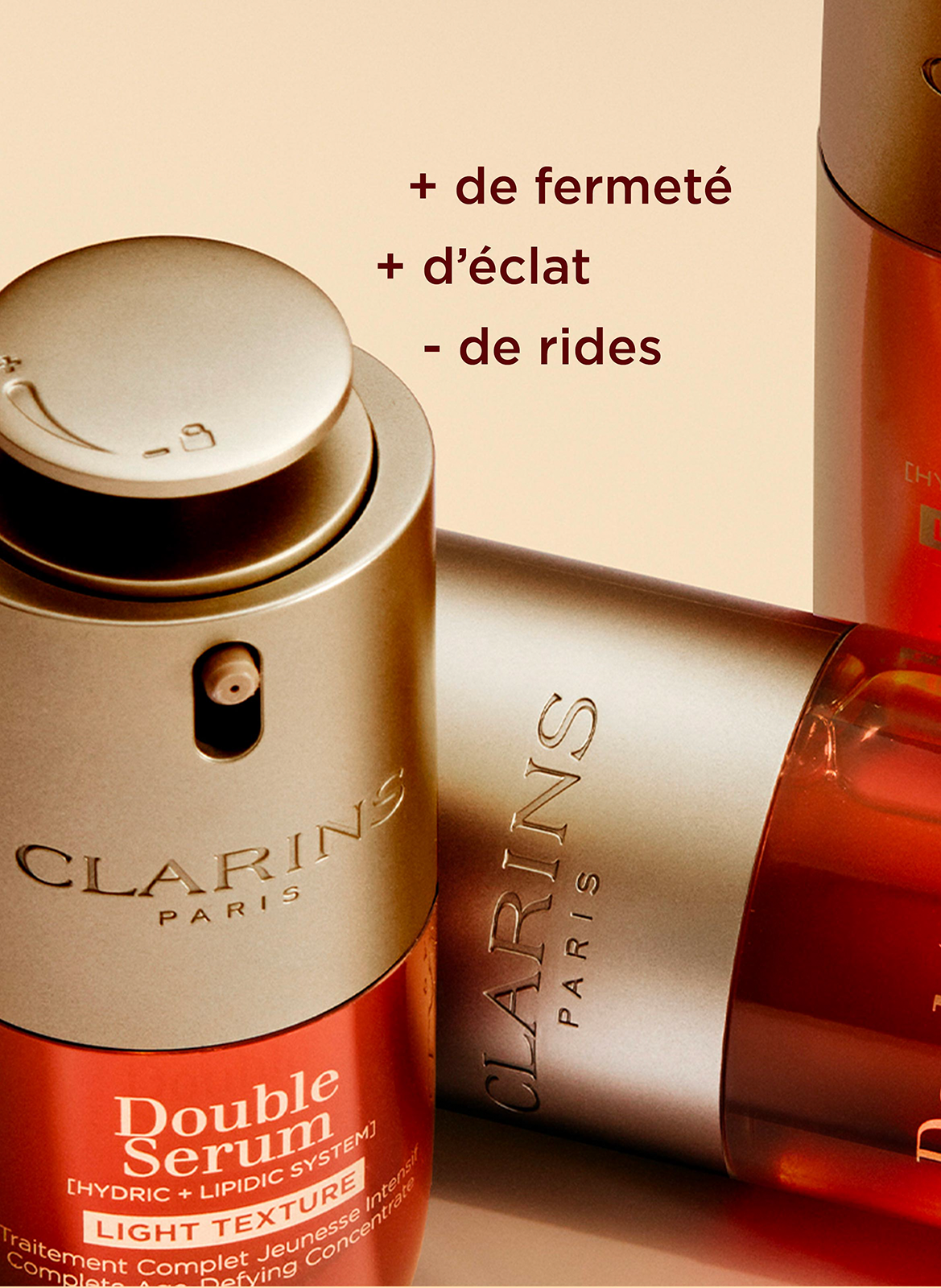 Double Serum Light Texture - Anti-aging serum light texture No color