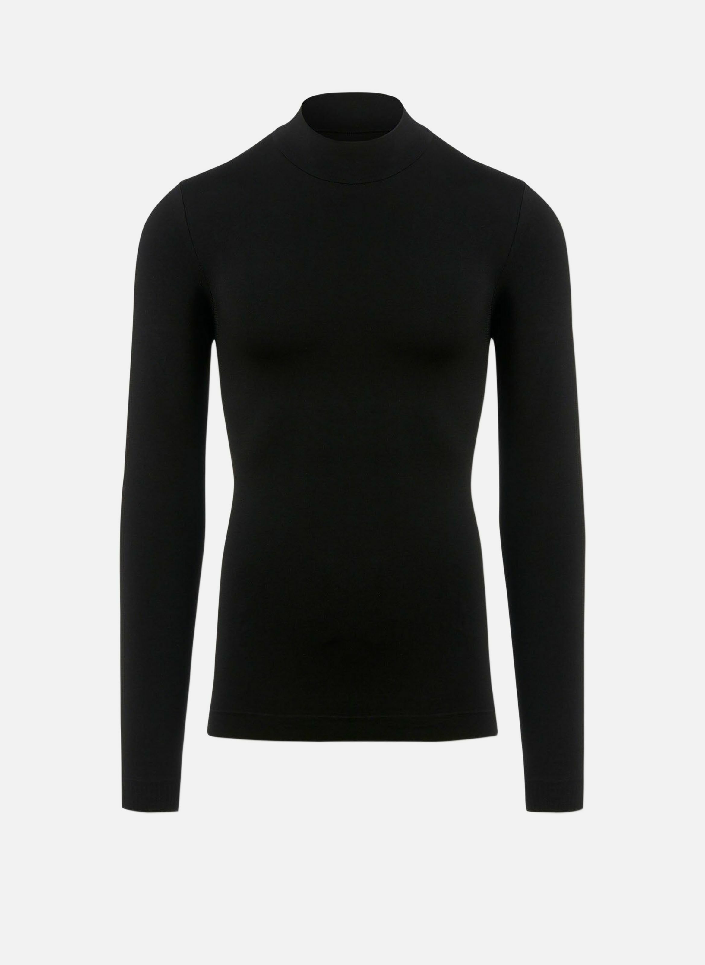 Sous pull owen col montant coupe ajustée Noir