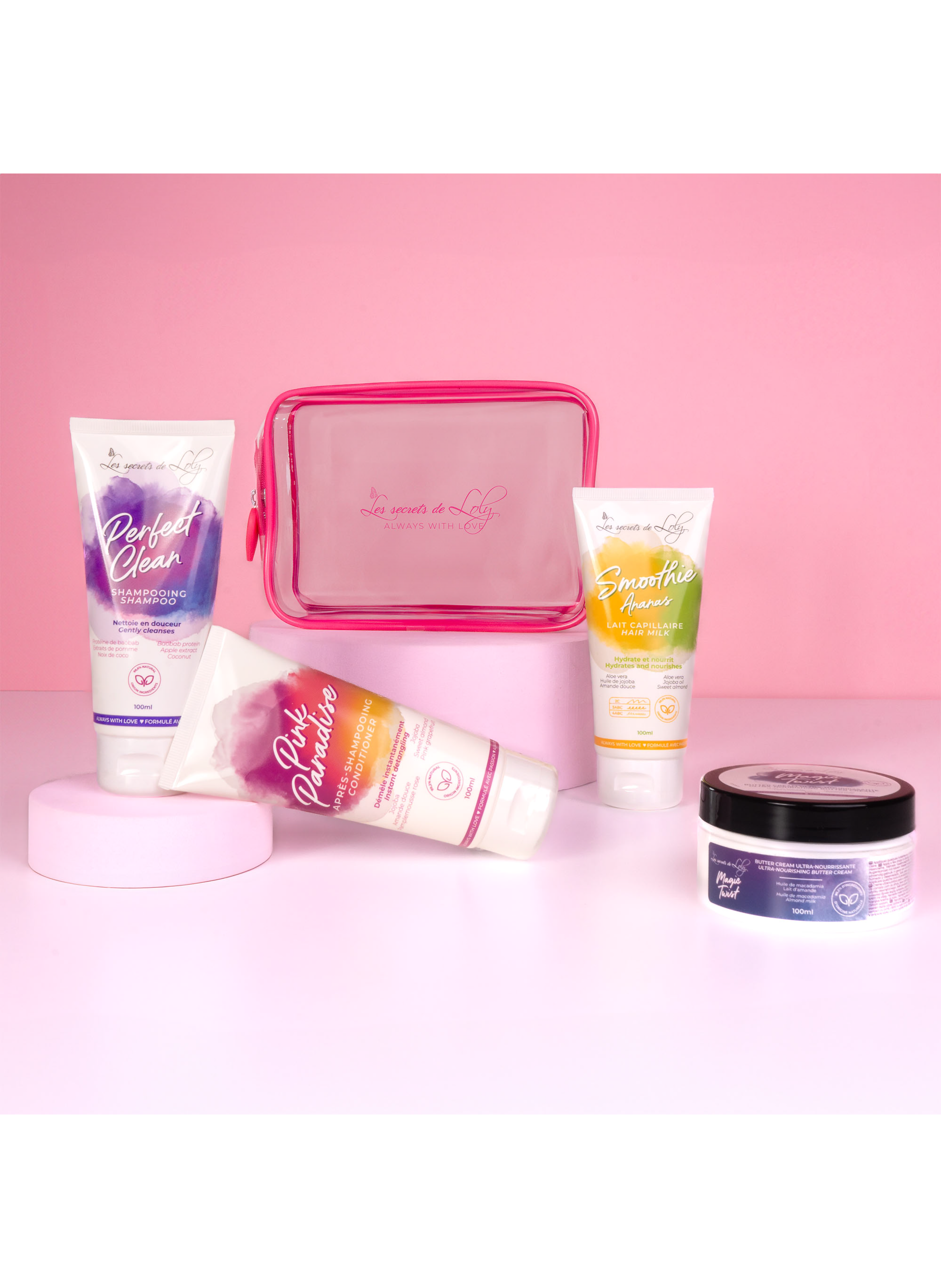 Travel kit for curly hair LES SECRETS DE LOLY No color