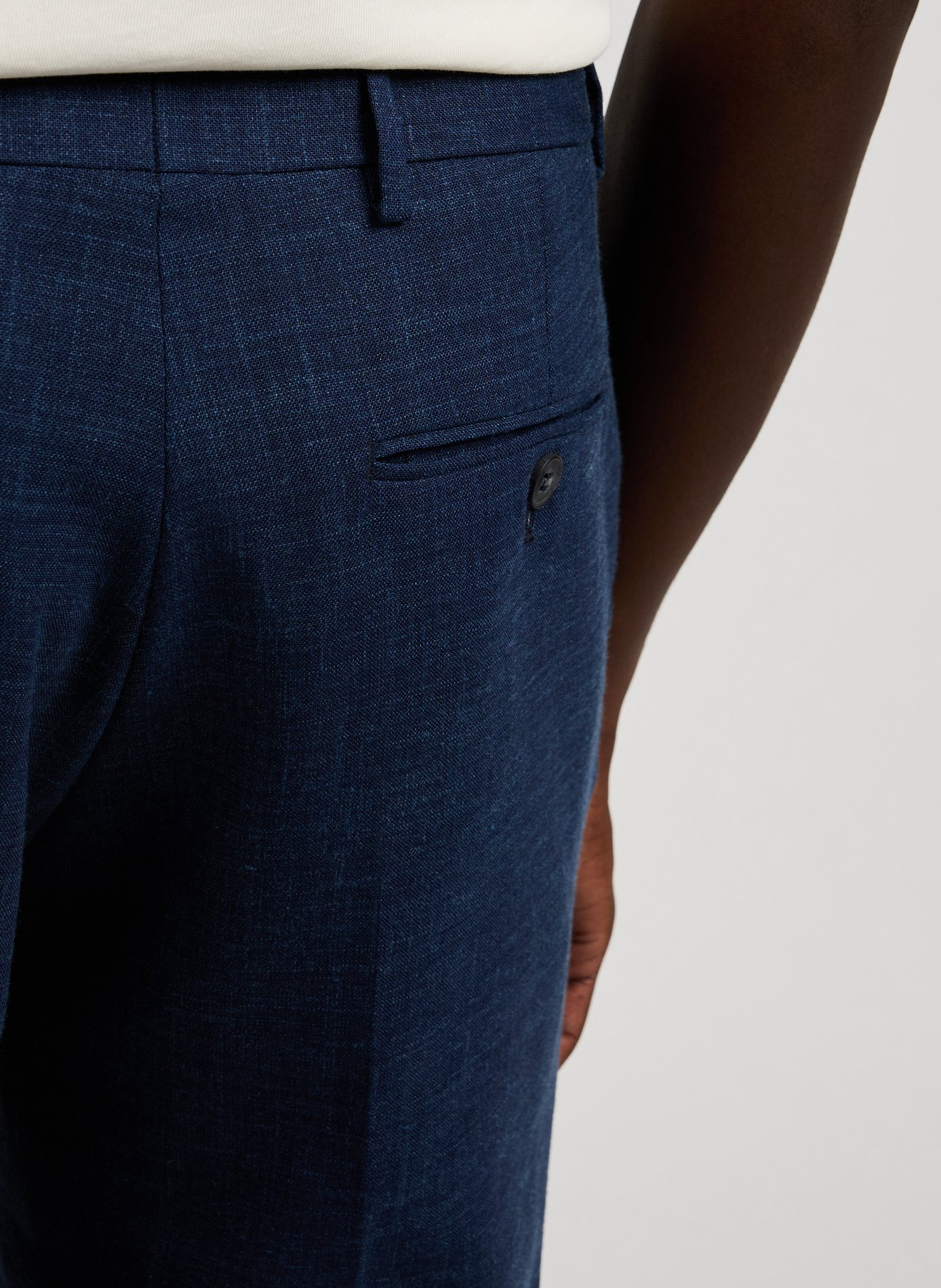 Slim tailored trousers SELECTED Blue