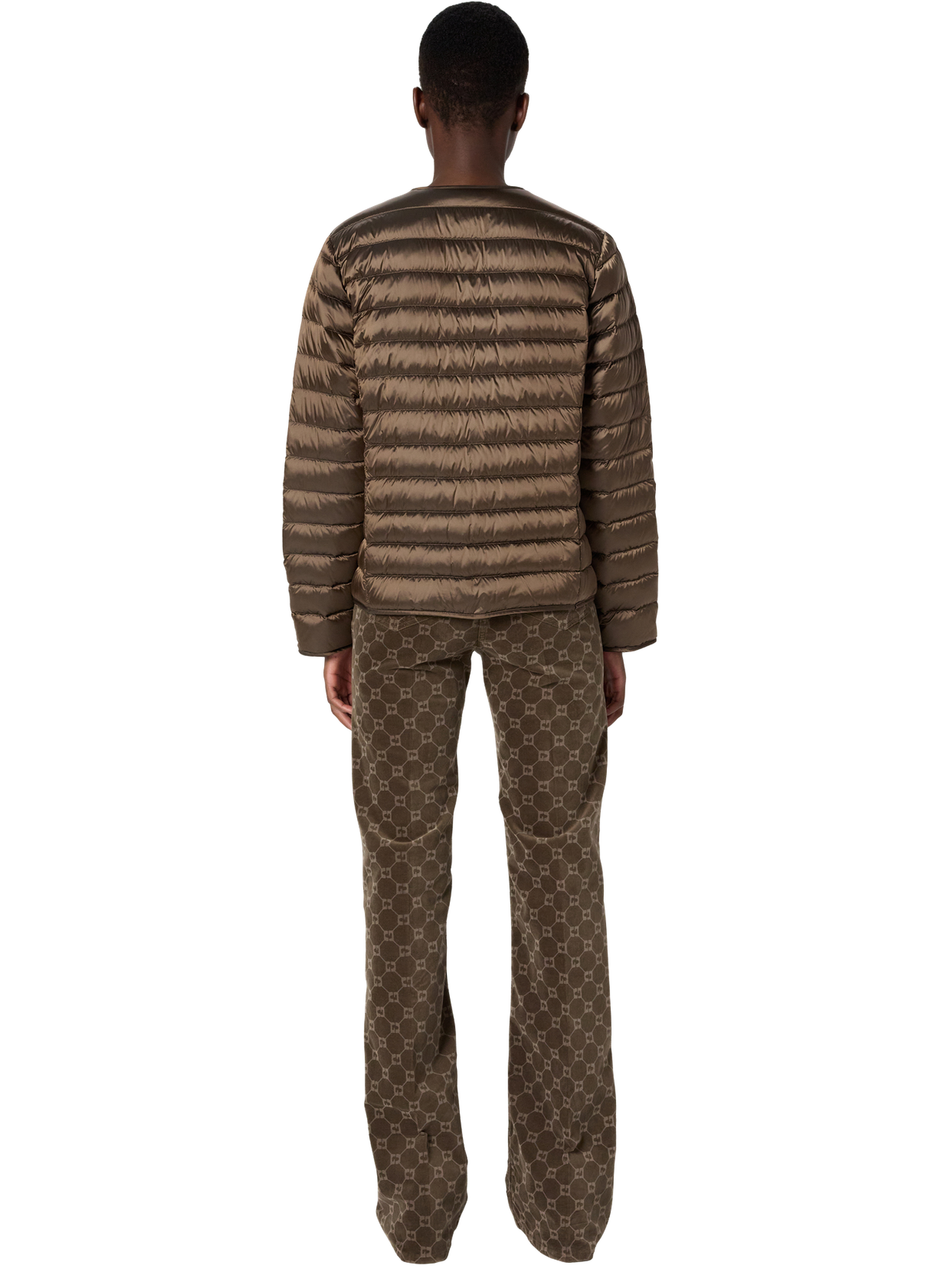 Doudoune fine réversible - micaela GERARD DAREL Marron