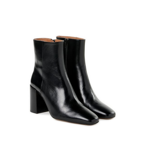 Bottines à talons Daphné en cuir