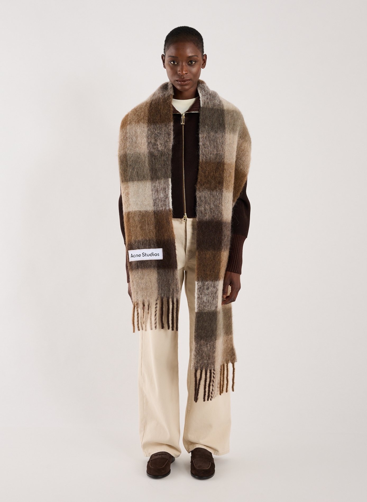 Check Scarf ACNE STUDIOS Multicolour