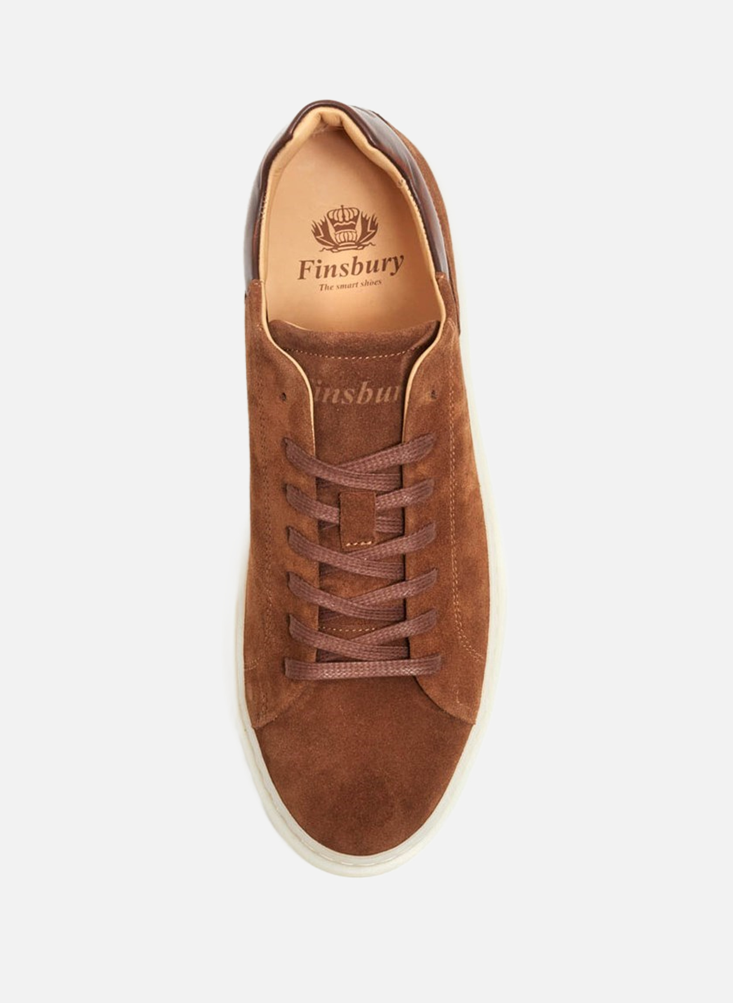 Sneakers daim daytona FINSBURY Marron