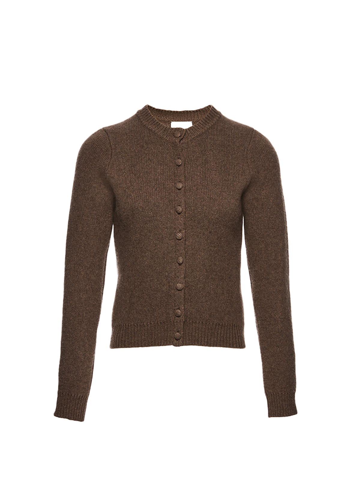 MAGDA BUTRYM Cardigan côtelé en cachemire mélangé Beige