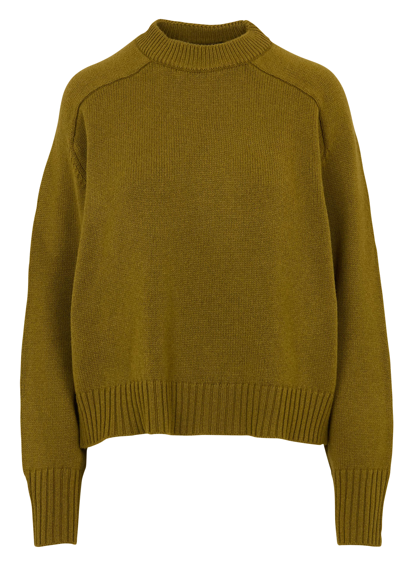 Pull col rond en laine will SOEUR Marron