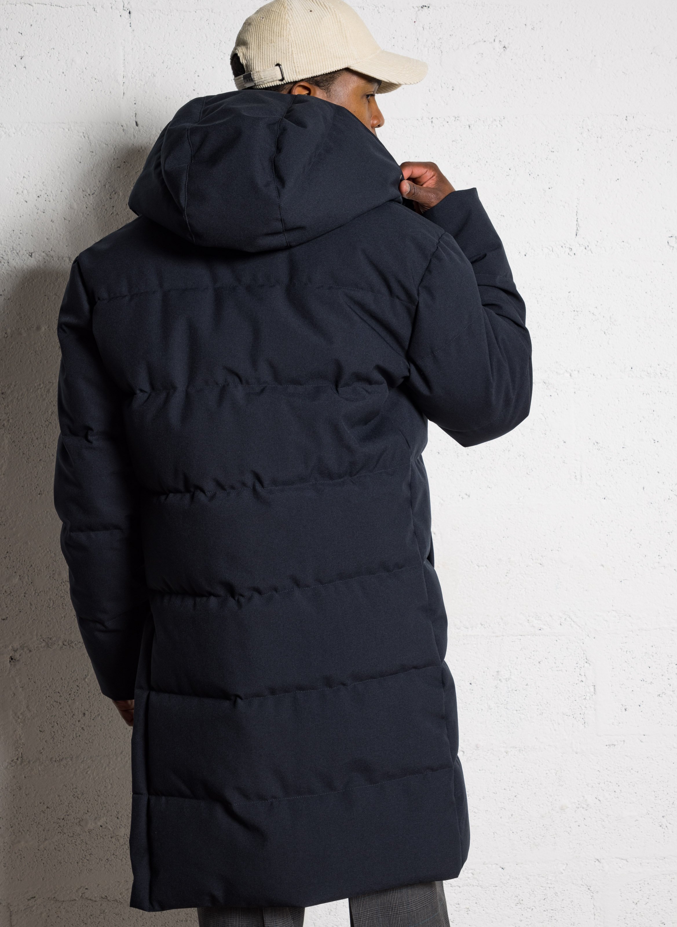 Doudoune col montant IKKS Bleu