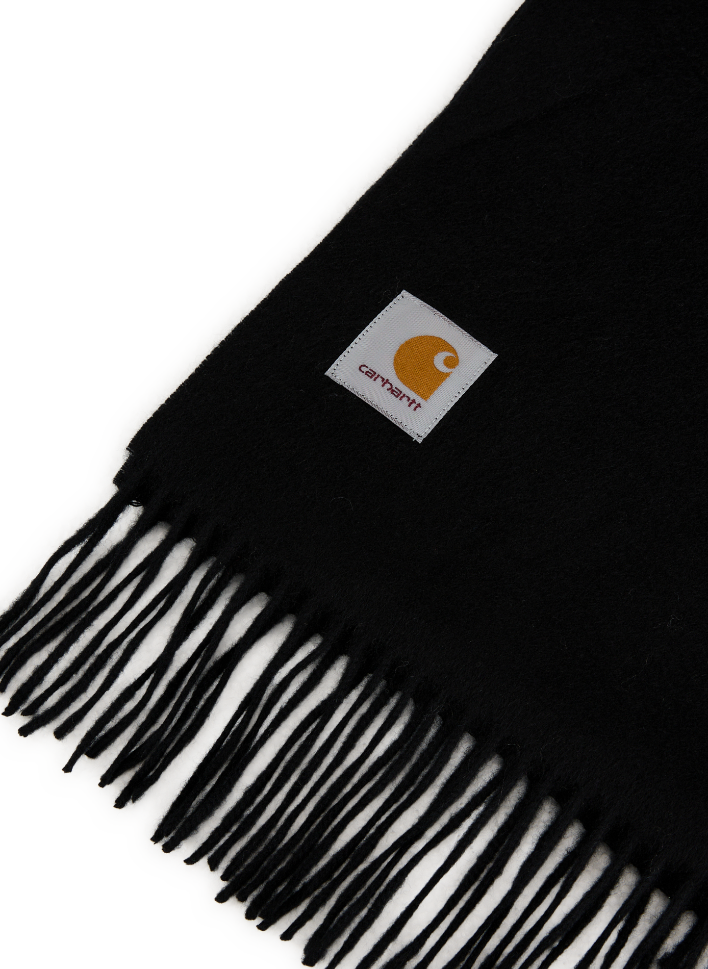 Echarpe à franges en laine CARHARTT WIP Noir