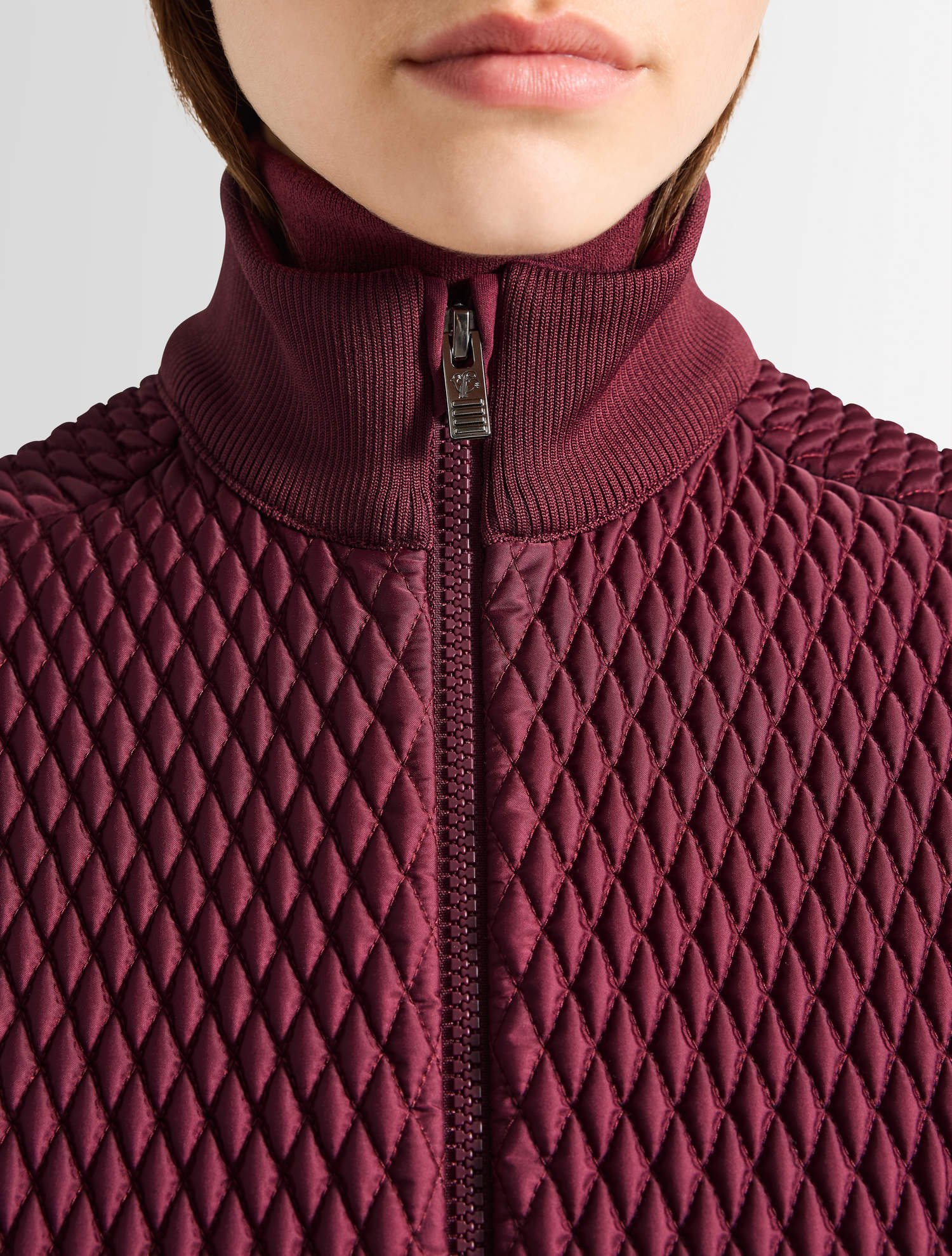 Veste meryl col montant coupe ajustée FUSALP Rouge