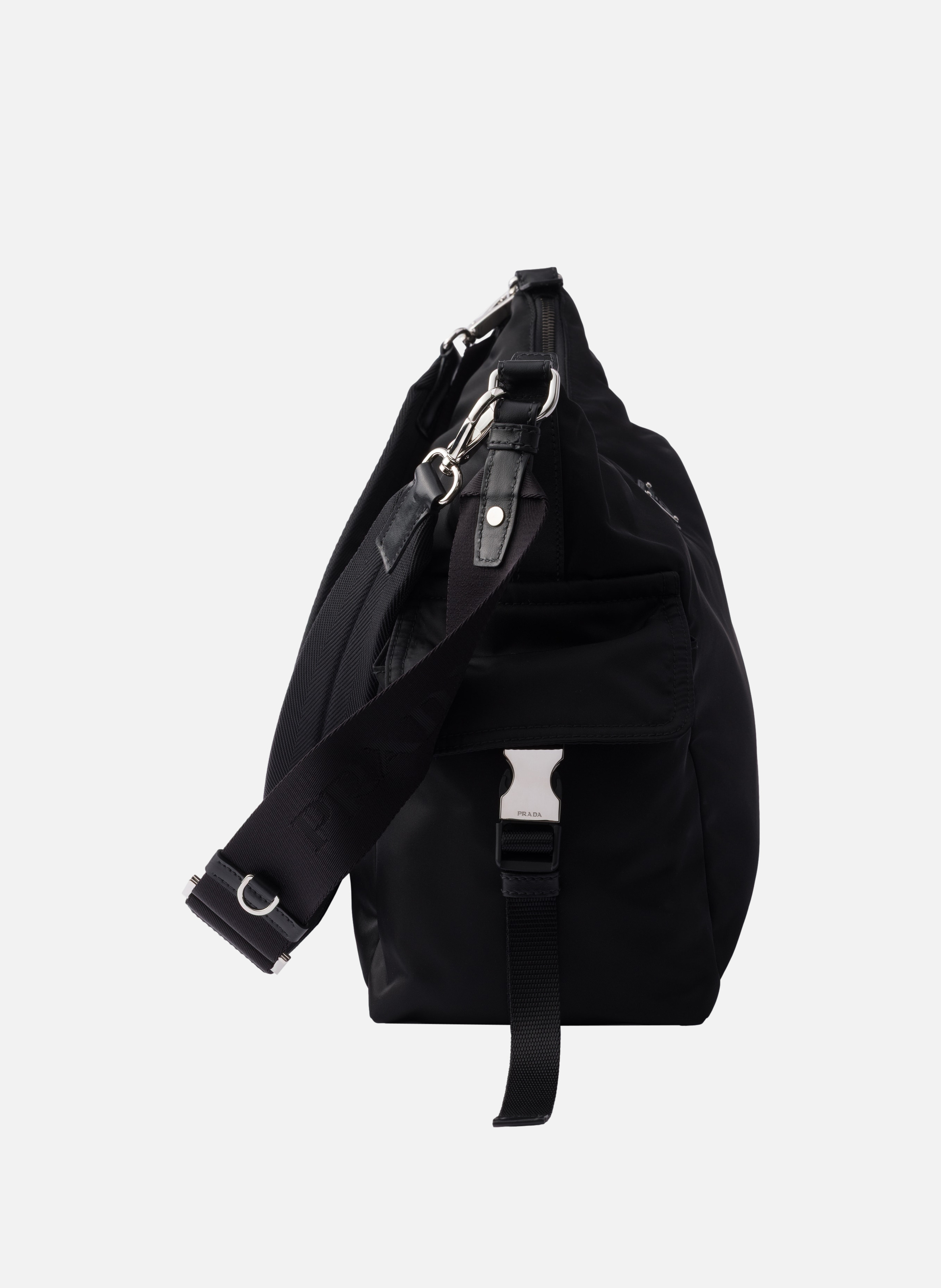 Sac prada explore en re-nylon et cuir PRADA Noir