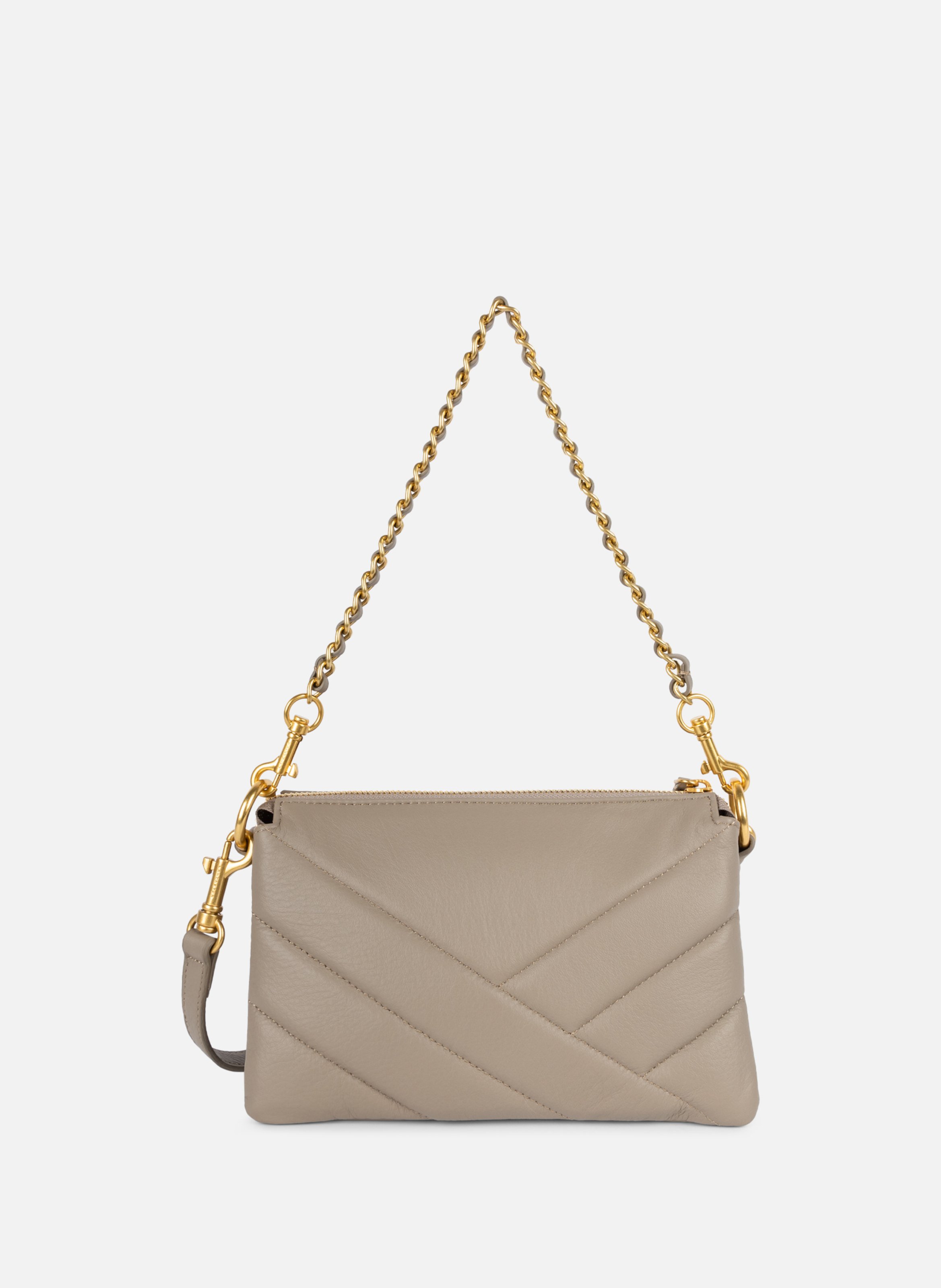 Small clutch - Soft Matelassé LANCASTER Grey