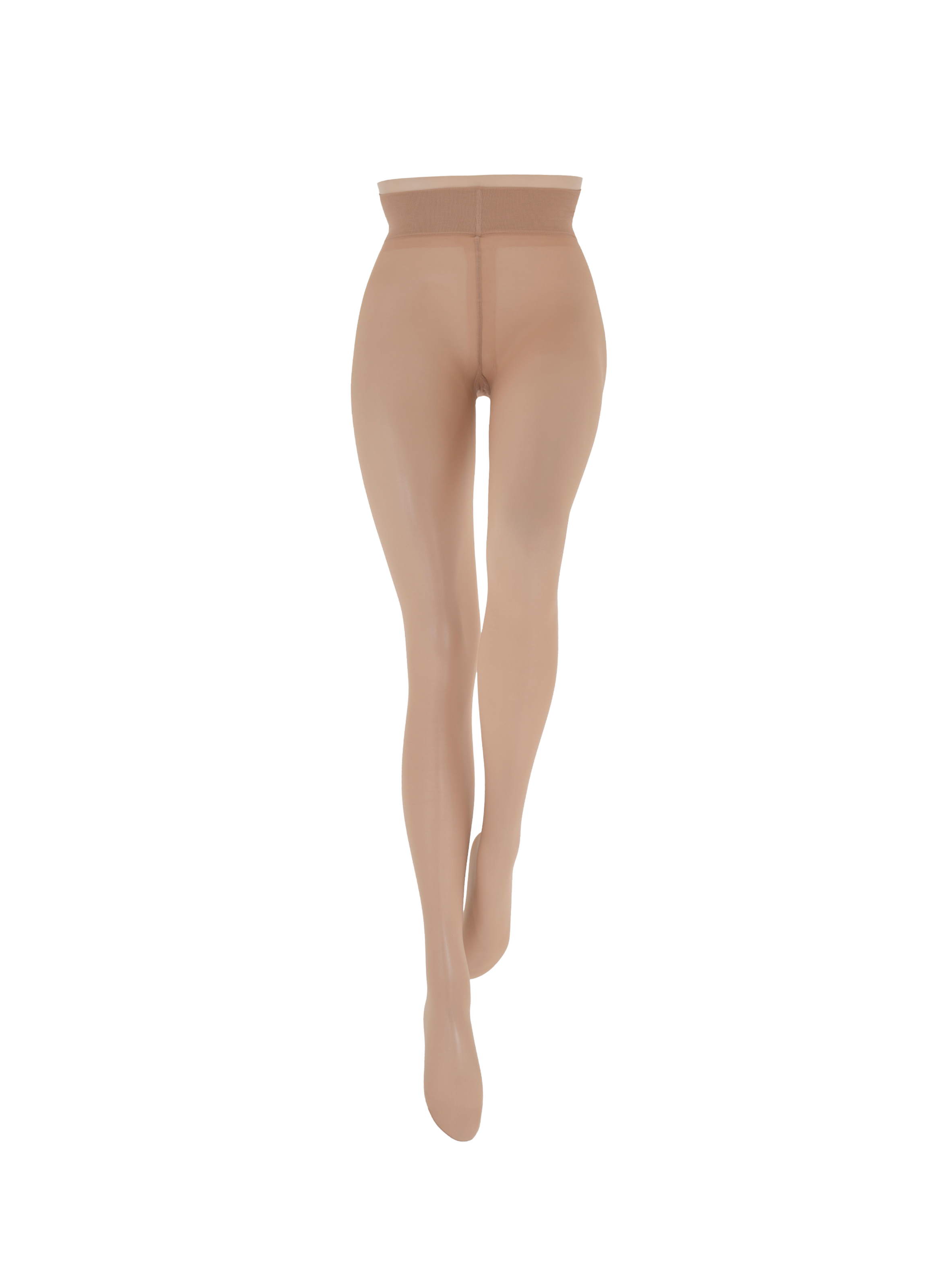 Sheer and Satin Tights LE BOURGET Beige