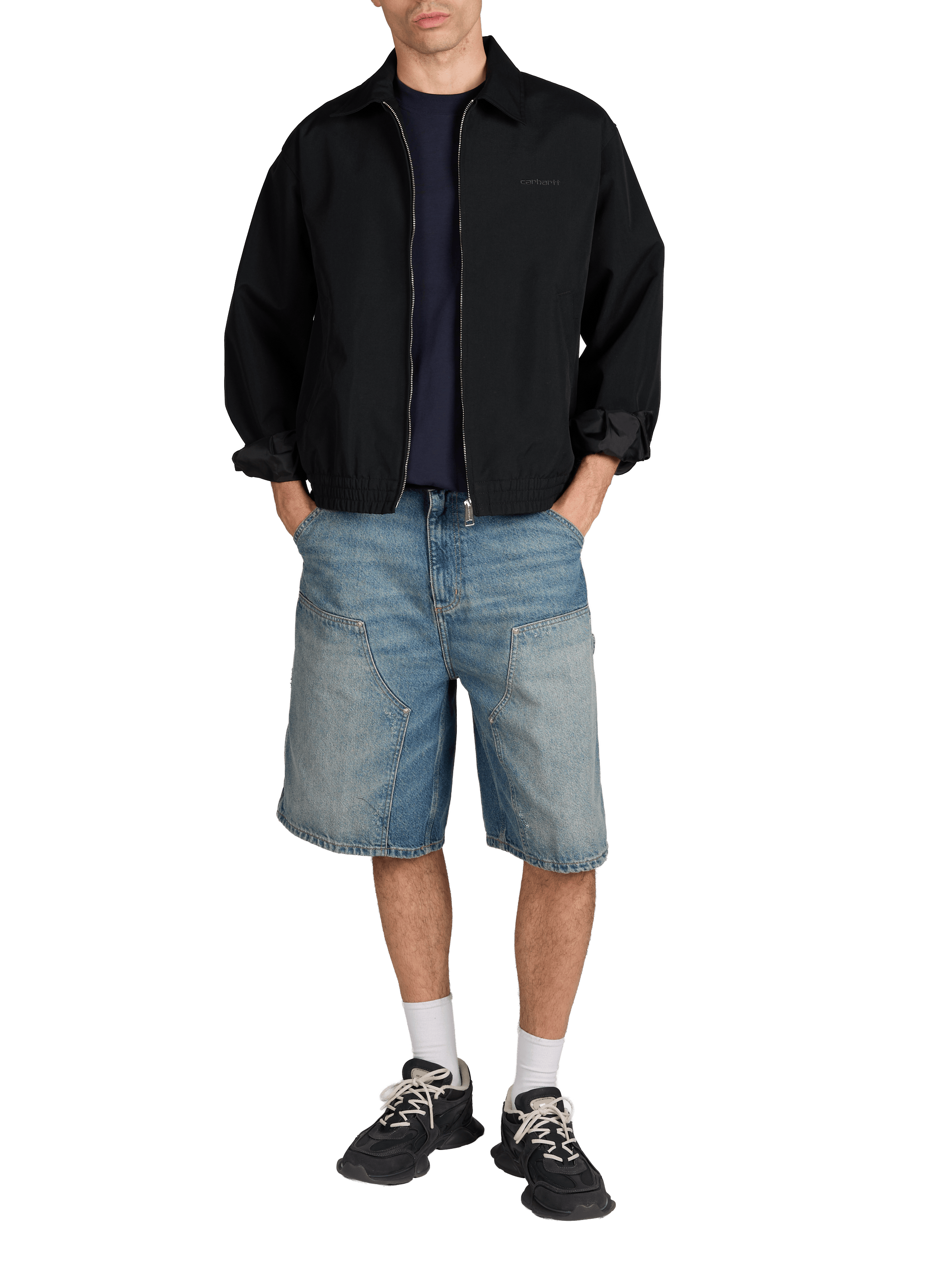 Light round neck jacket CARHARTT WIP Black