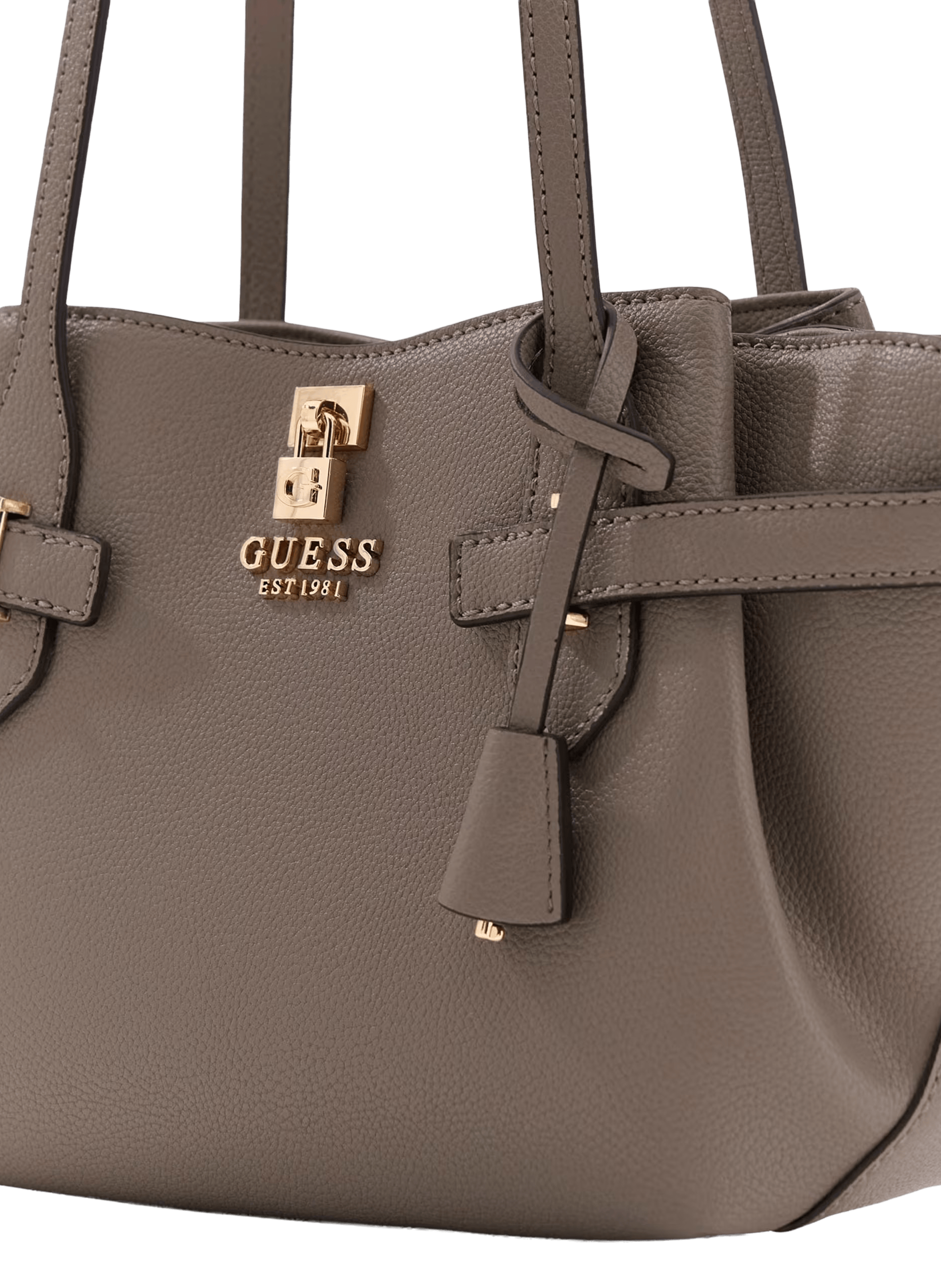 Shoulder bag with leather effect GUESS Beige