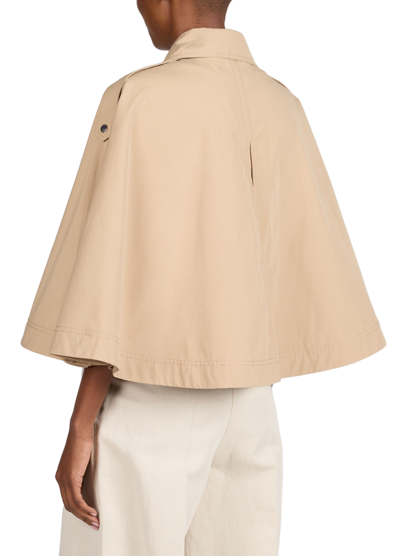 Cape unie à col classique BOSS Beige
