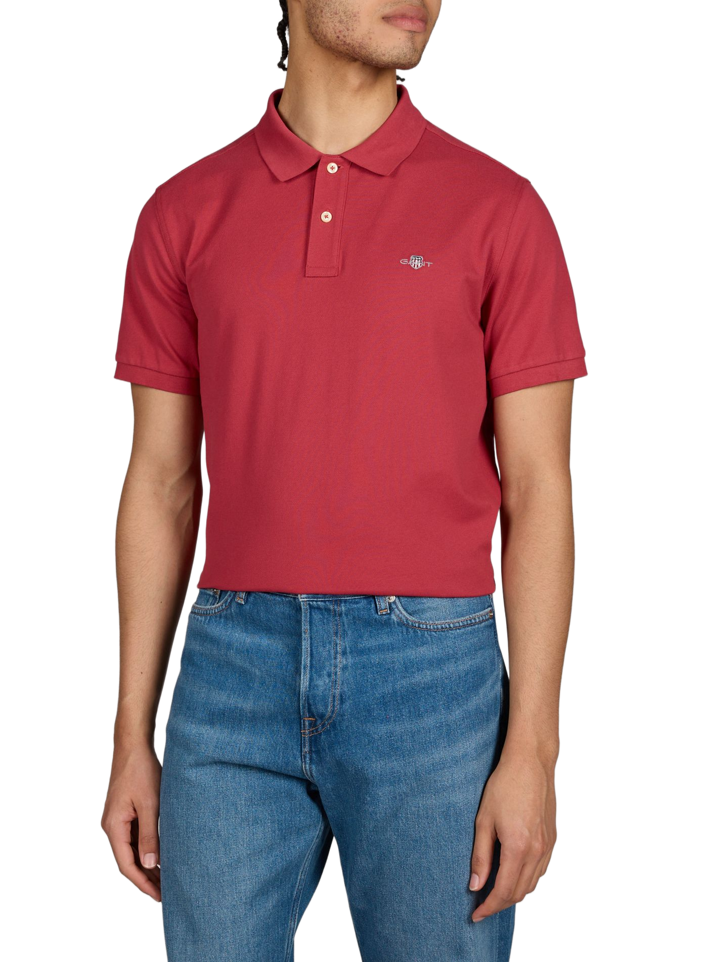  Cotton polo shirt  GANT Red